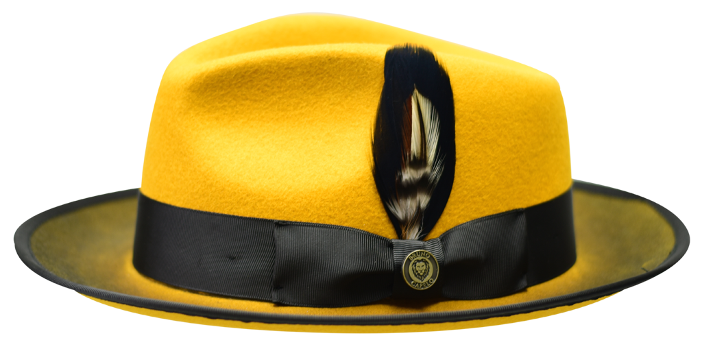Bruno Capelo The New Yorker Fedora NY-496 Gold Black