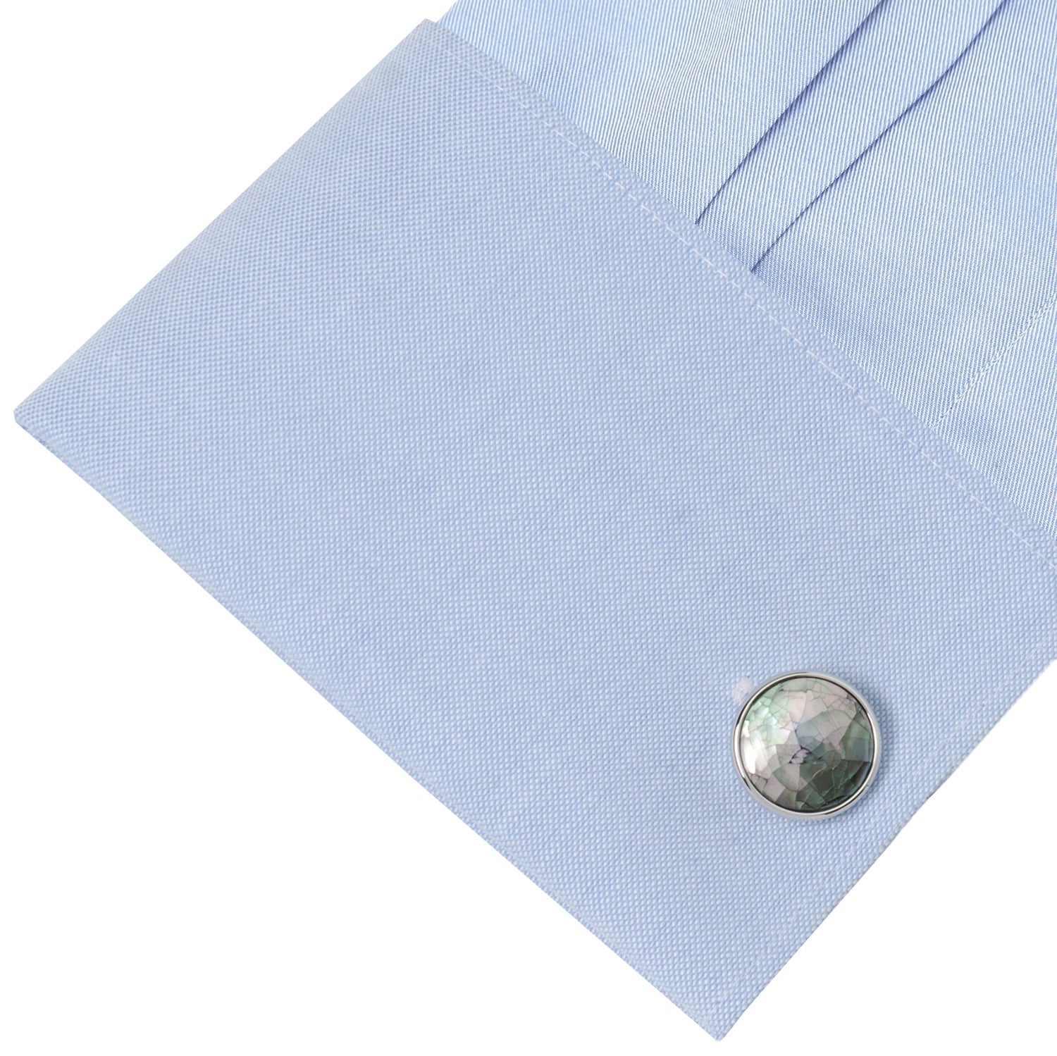 Mosaic Smoke Mother of Pearl Cufflinks