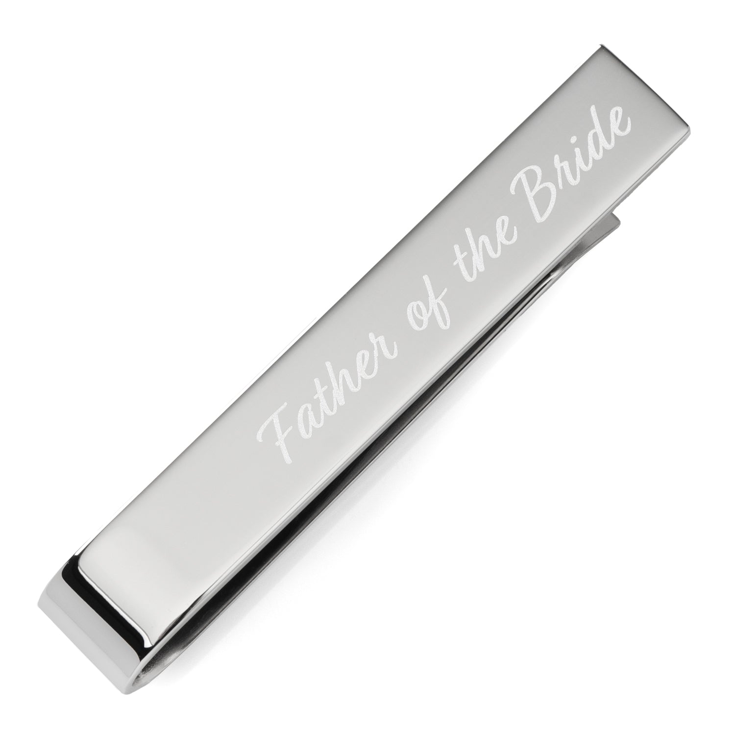Wedding Title Engravable Tie Bar