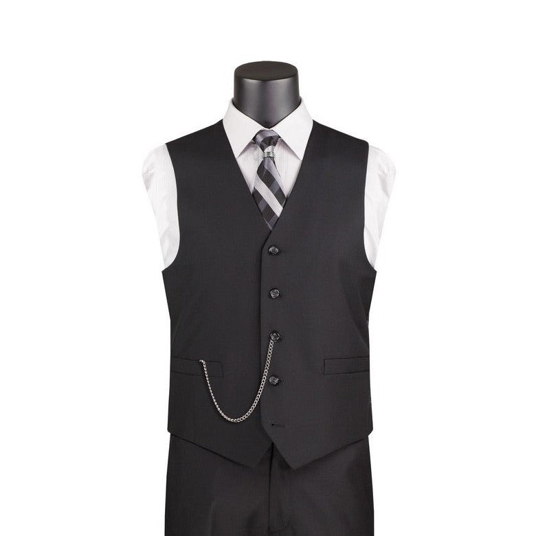 Vinci OV-900 Slim Fit Vest Black