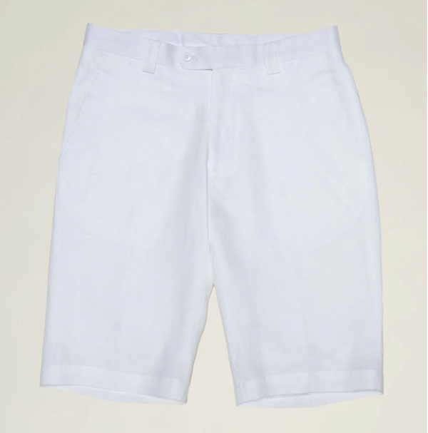 Inserch Linen Shorts P2110-02 White