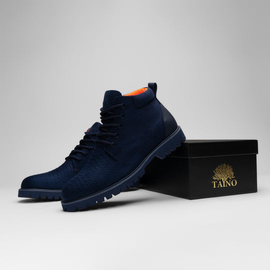Tayno The Paxton Suede Navy