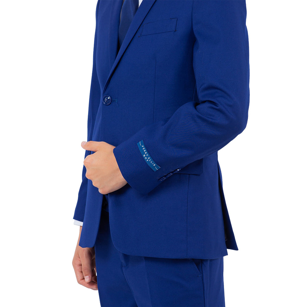 Perry Ellis PB363 5 pieces Kids Suits Royal