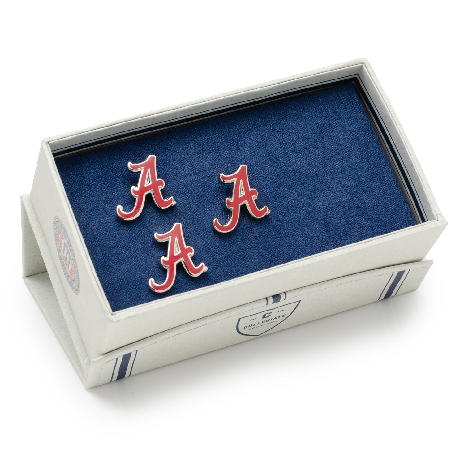NCAA University of Alabama Cufflinks and Lapel Pin Gift Set
