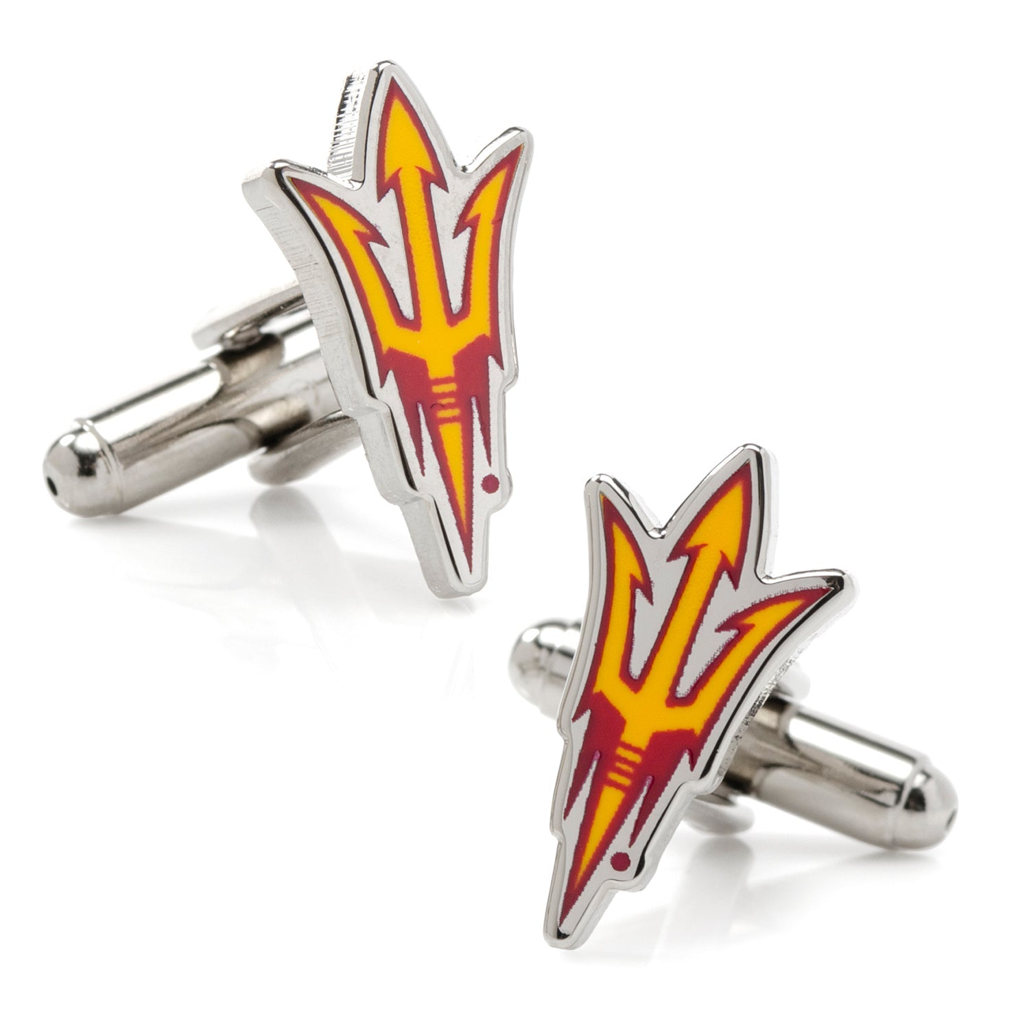 NCAA Arizona State University Sun Devils Pitchfork Cufflinks
