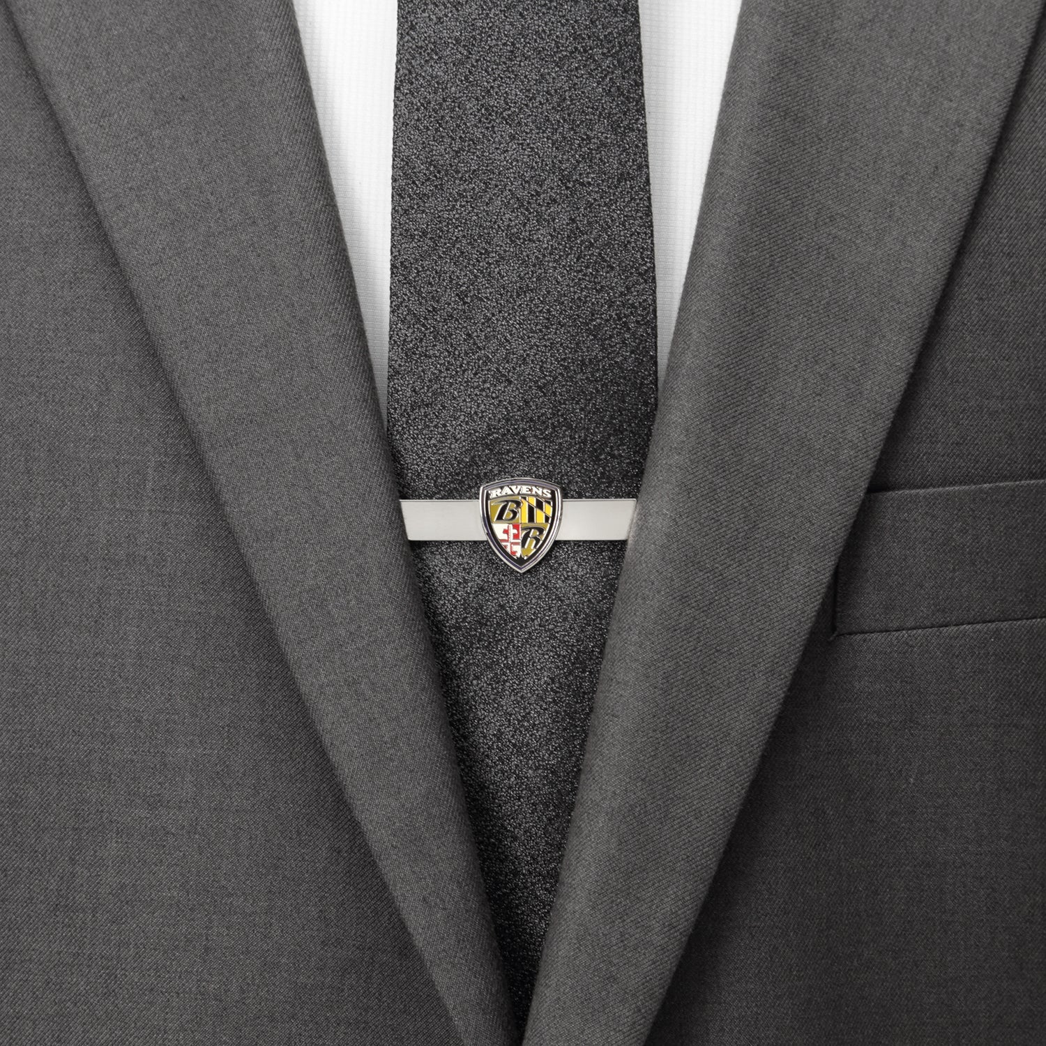 NFL Baltimore Ravens Cufflinks and Shield Tie Bar Gift Set
