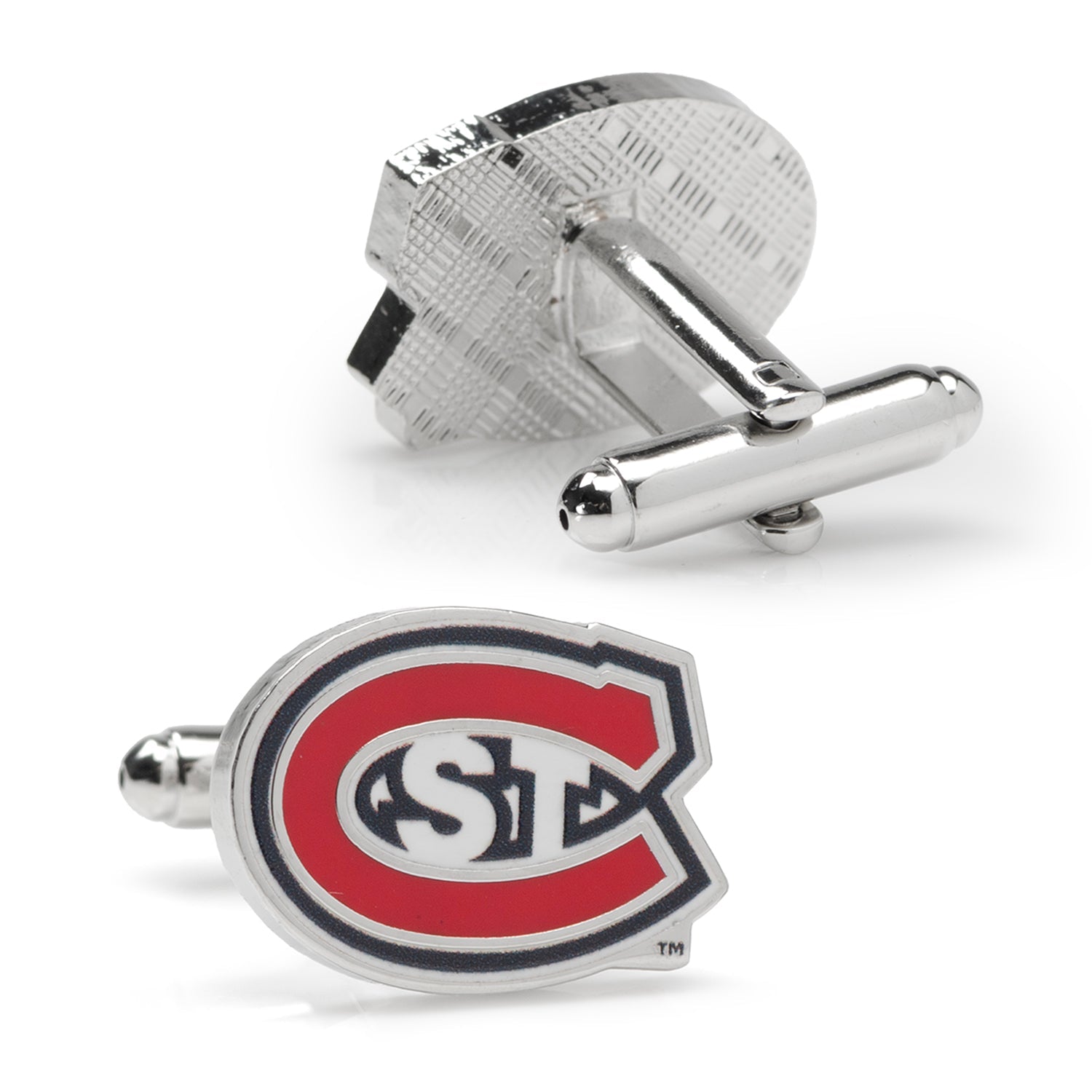 NCAA St. Cloud State Husky Mascot Cufflinks