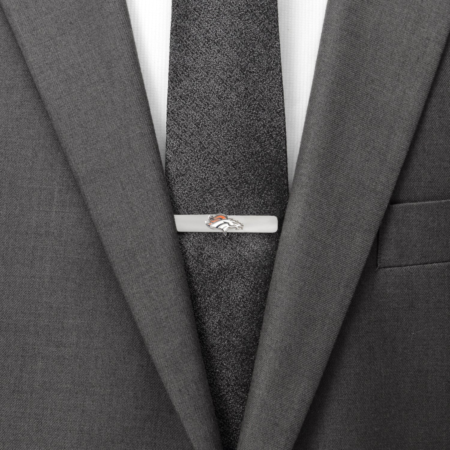 NFL Denver Broncos Cufflinks and Tie Bar Gift Set