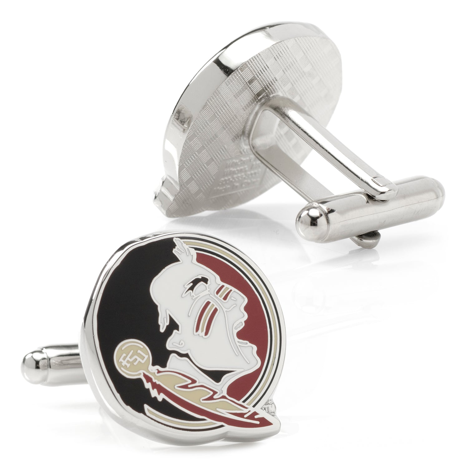 NCAA Florida State Seminole Head Cufflinks