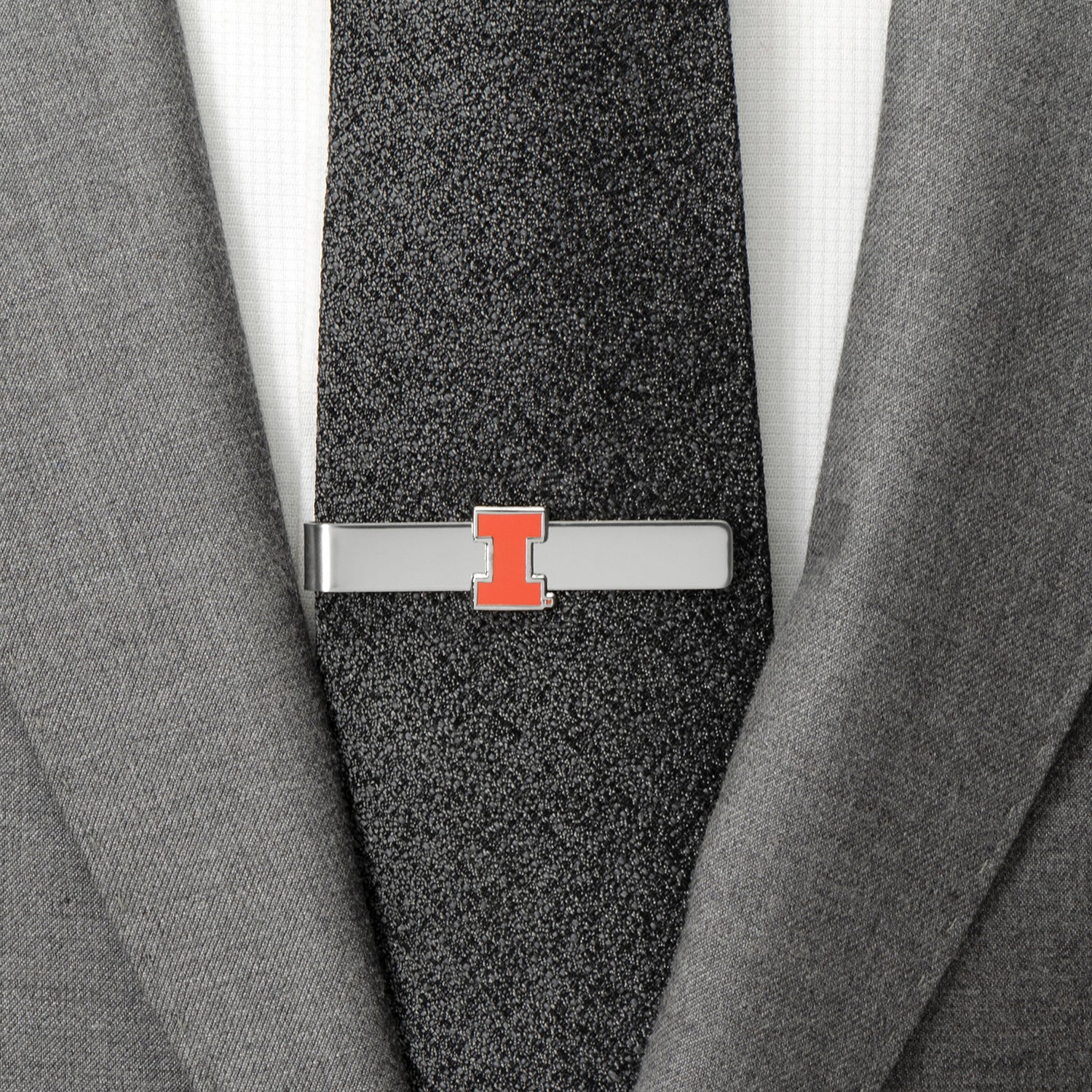 NCAA University of Illinois Cufflinks and Tie Bar Gift Set