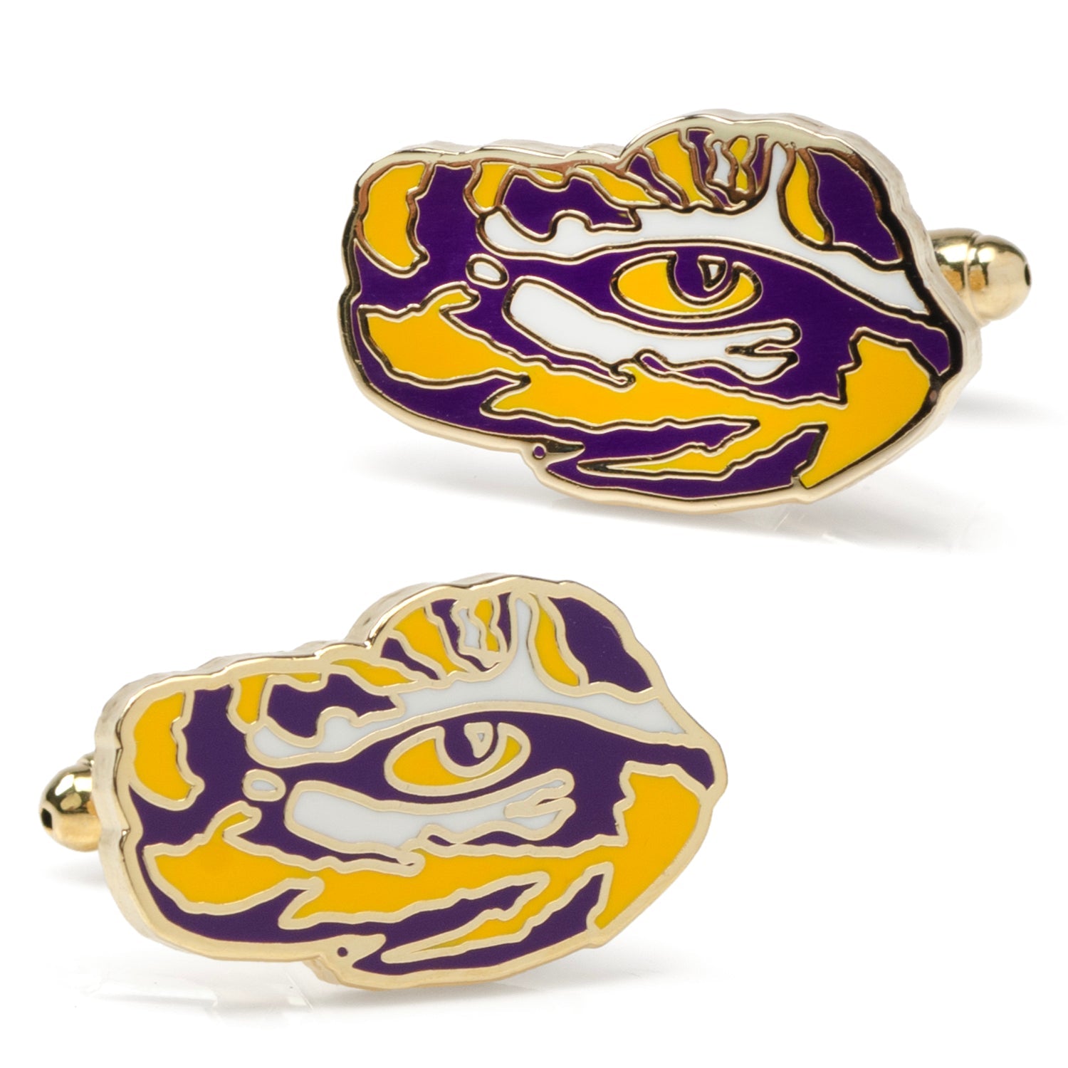 NCAA Gold LSU Tigers Cufflinks