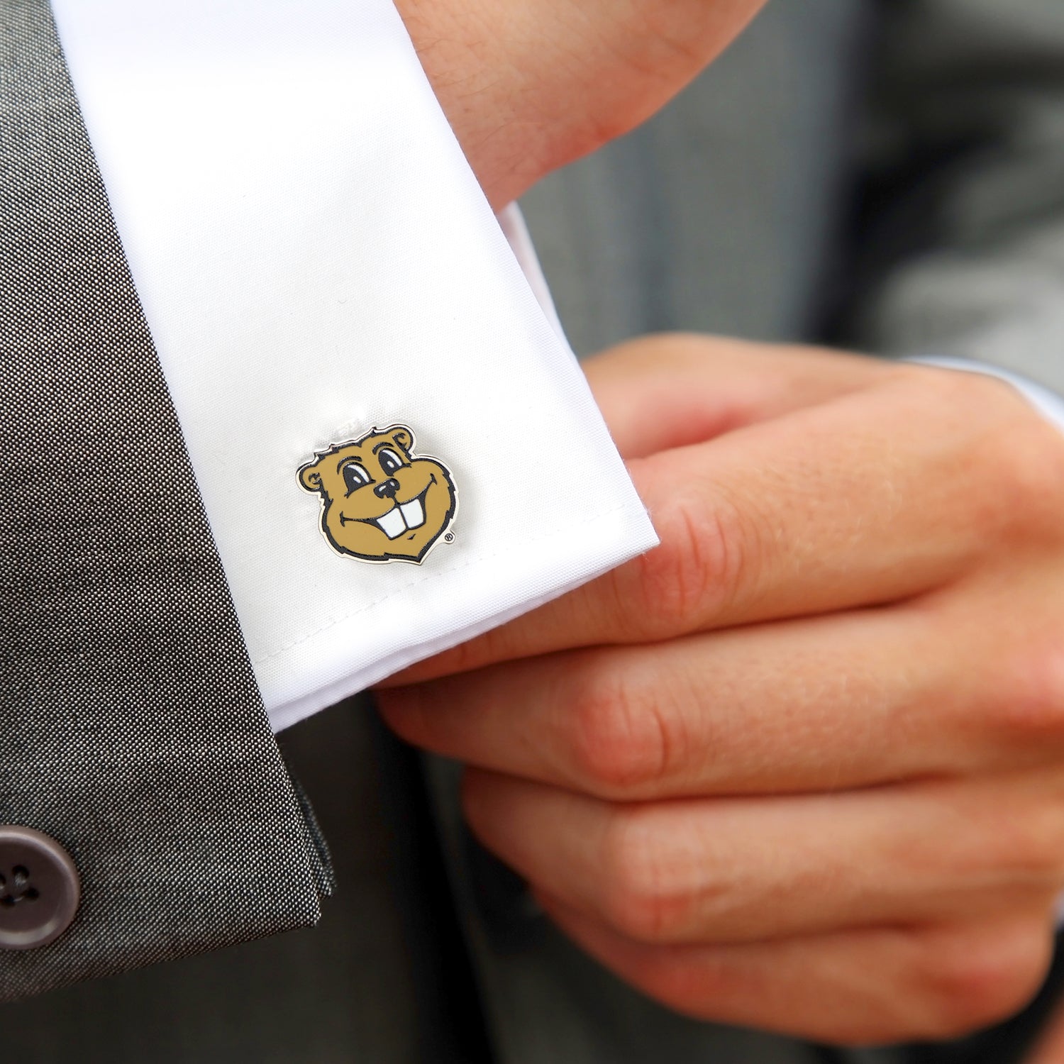 NCAA Minnesota Gophers Mascot Cufflinks
