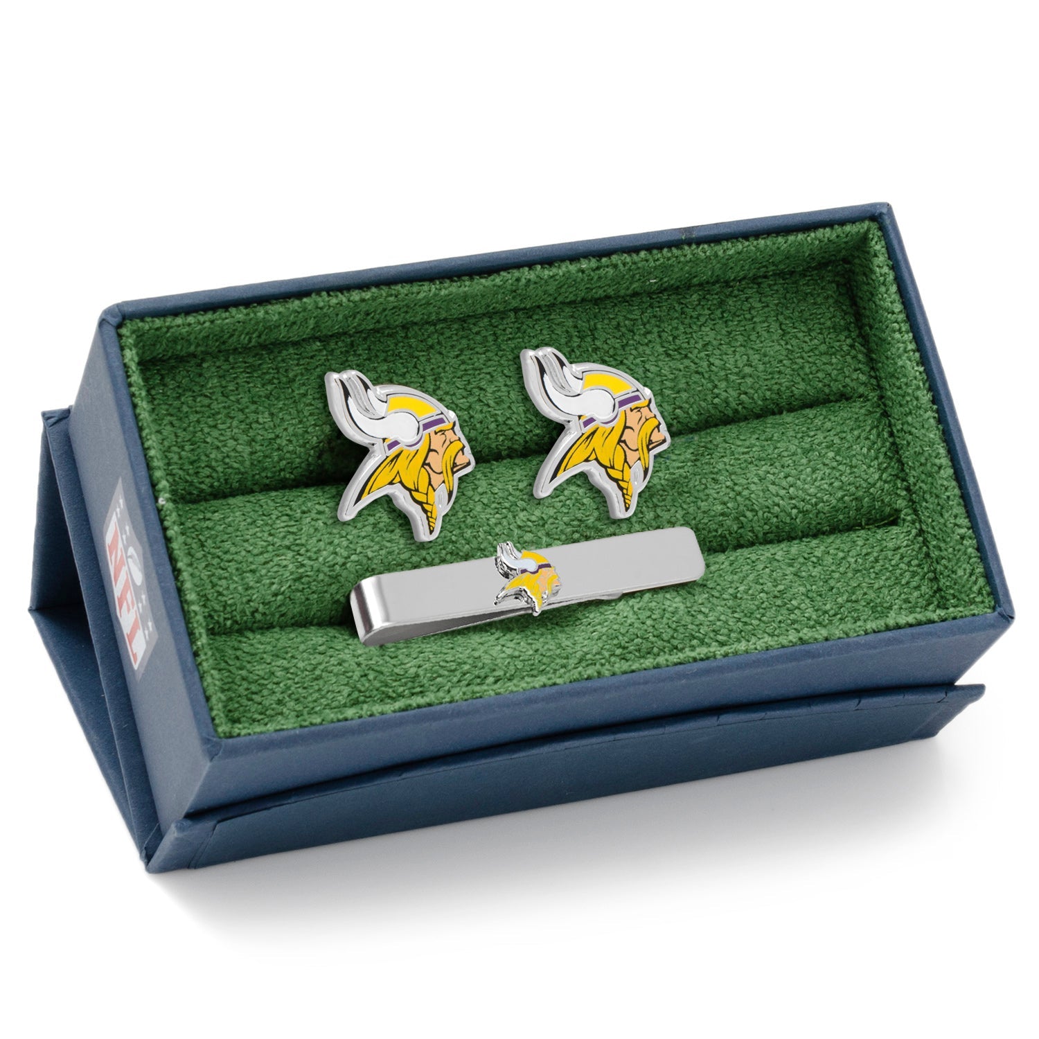 NFL Minnesota Vikings Cufflinks and Tie Clip Gift Set