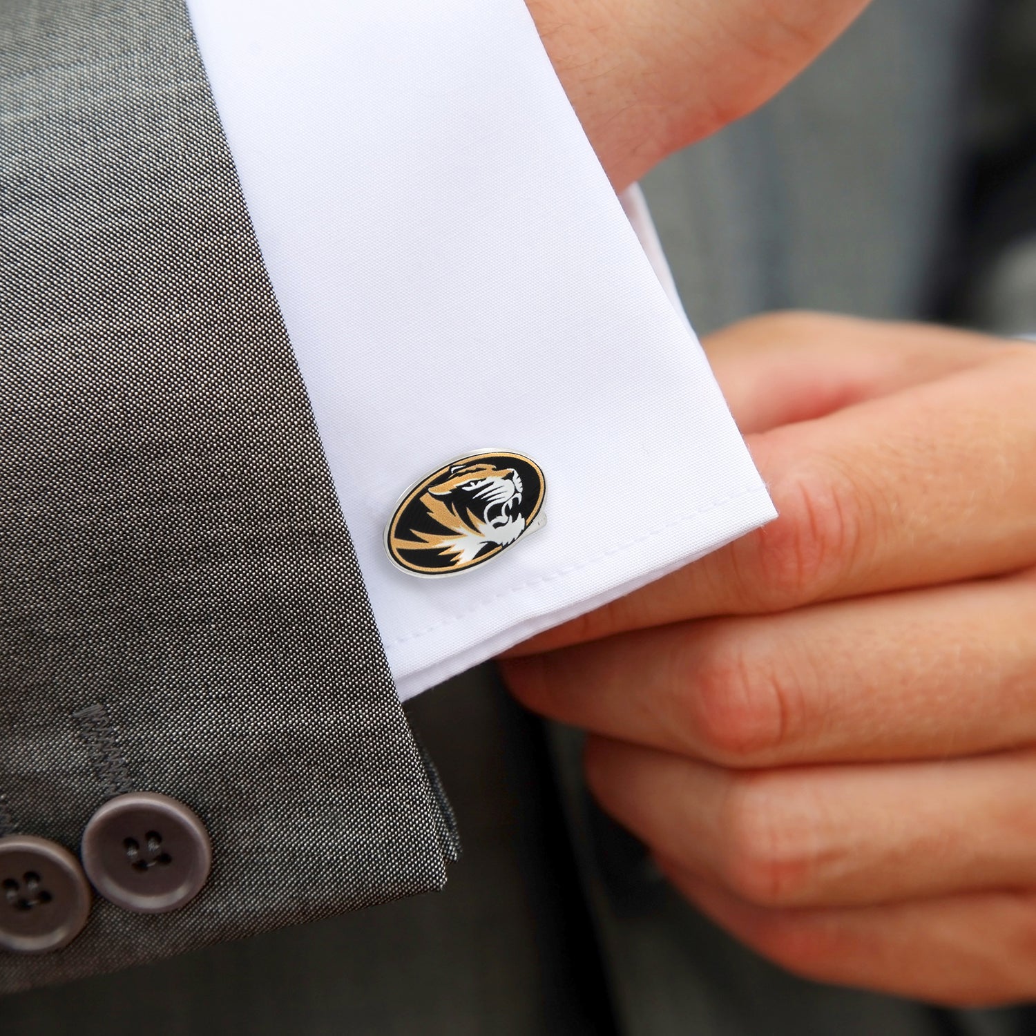 NCAA University of Missouri Tigers Cufflinks