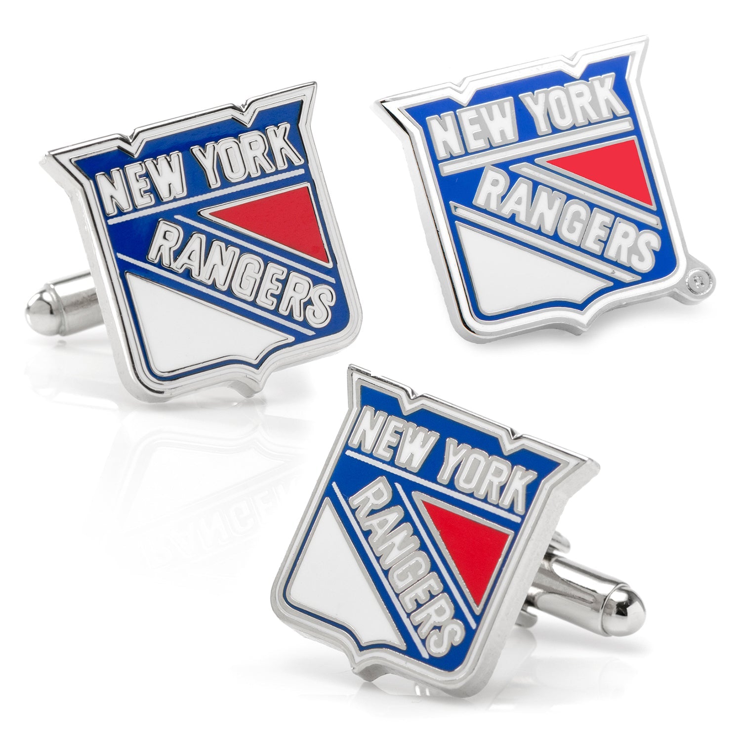 NHL New York Rangers Cufflinks and Lapel Pin Gift Set