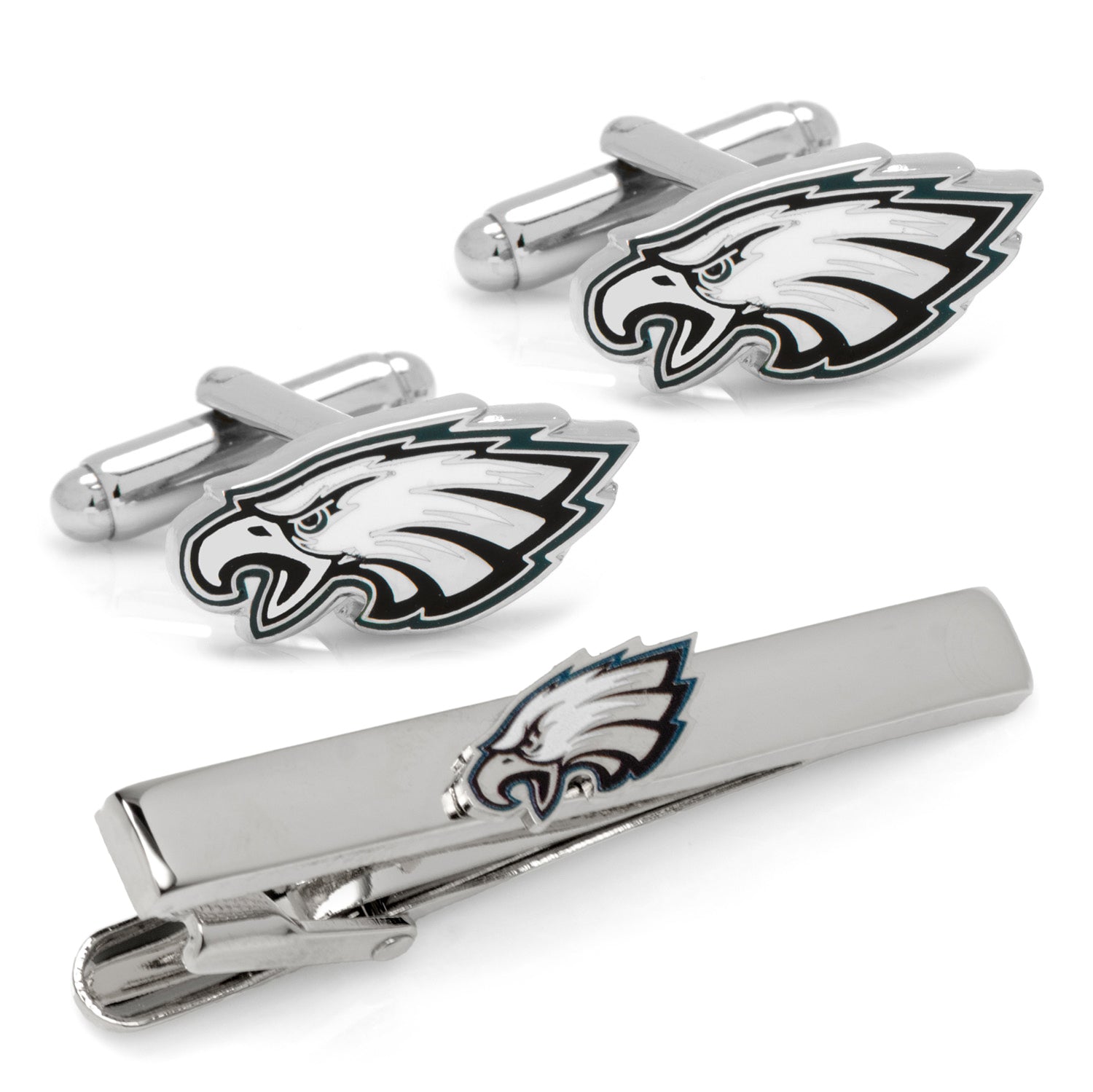 NFL Philadelphia Eagles Cufflinks and Tie Clip Gift Set