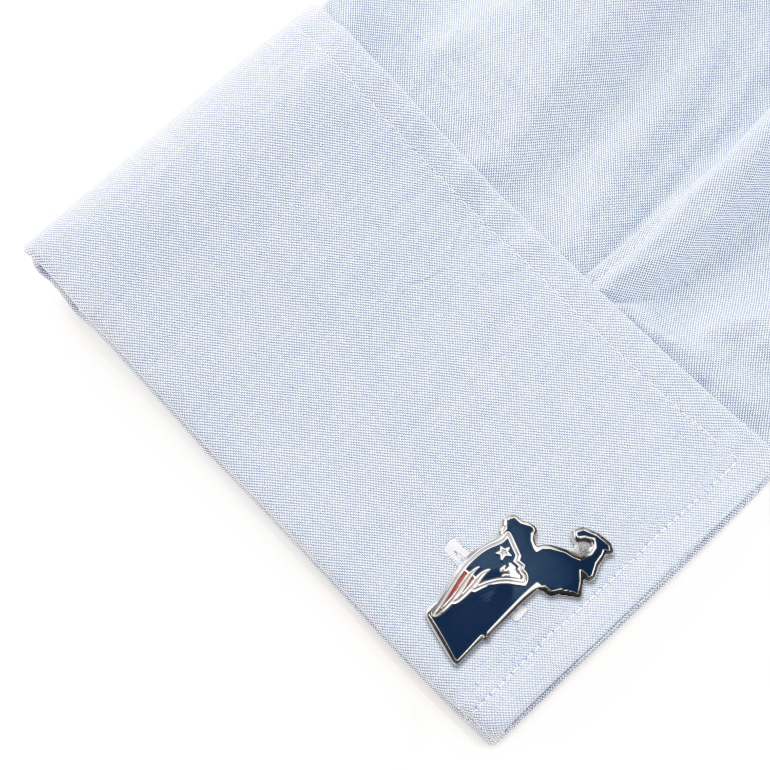 NFL New England Patriots State Shaped Cufflinks