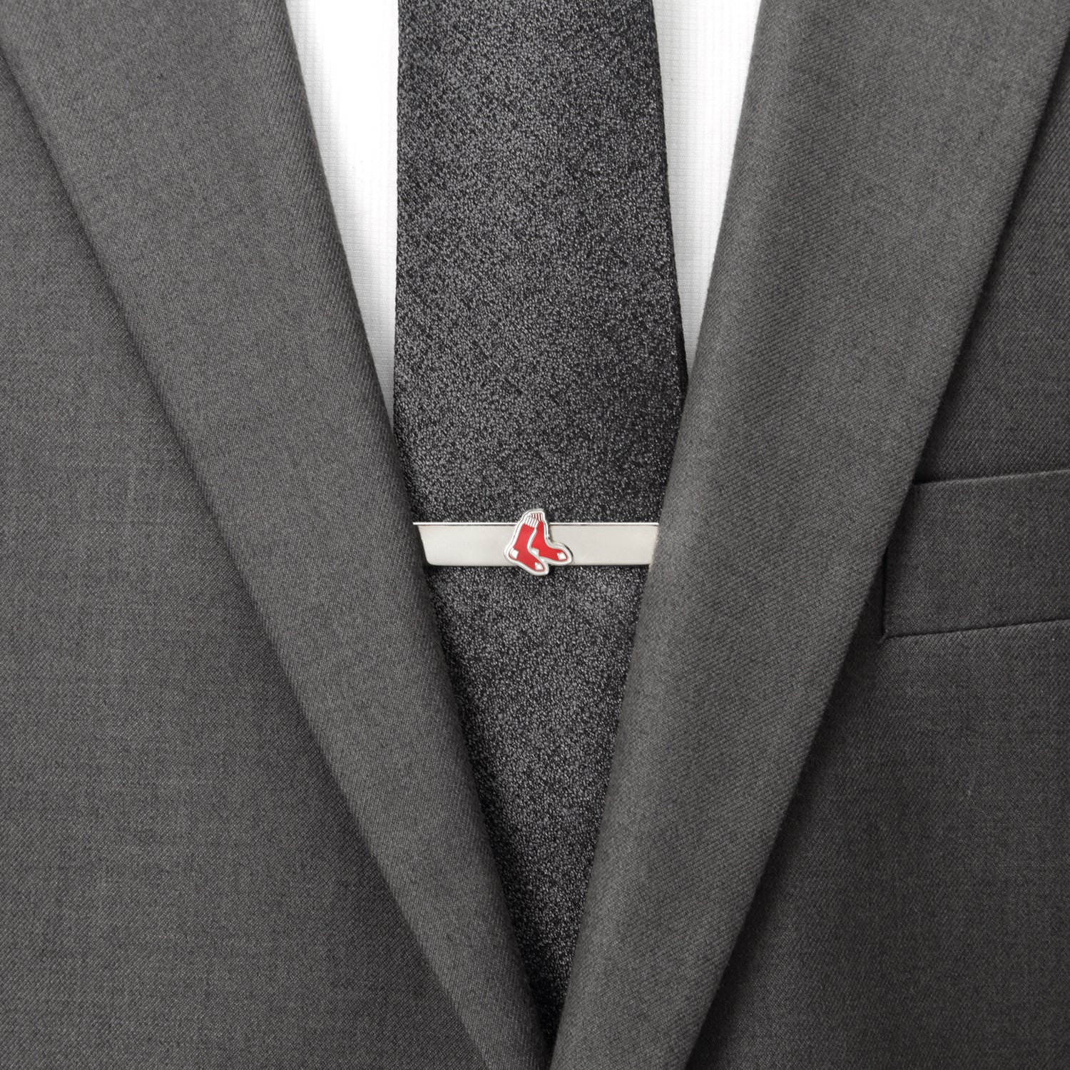 MLB Boston Red Sox Cufflinks and Tie Bar Gift Set
