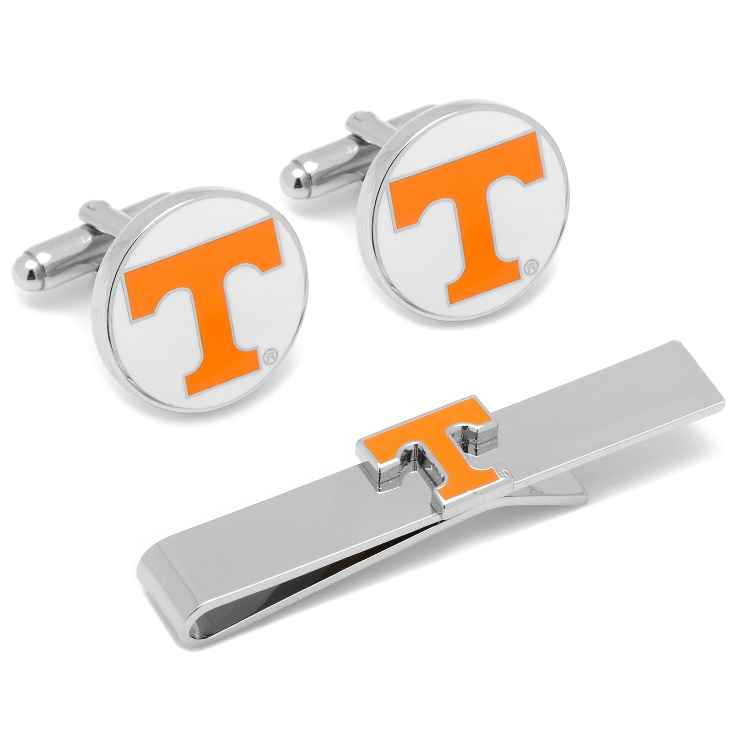 NCAA University of Tennessee Cufflinks and Tie Bar Gift Set