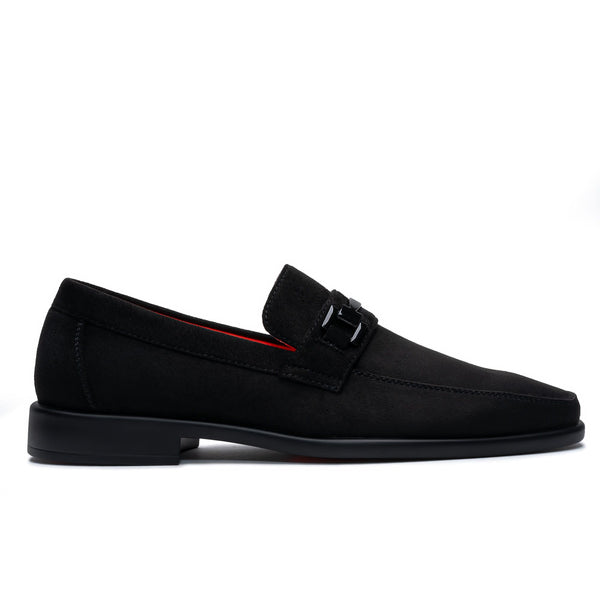 Tayno The Caprio Suede Loafer Black