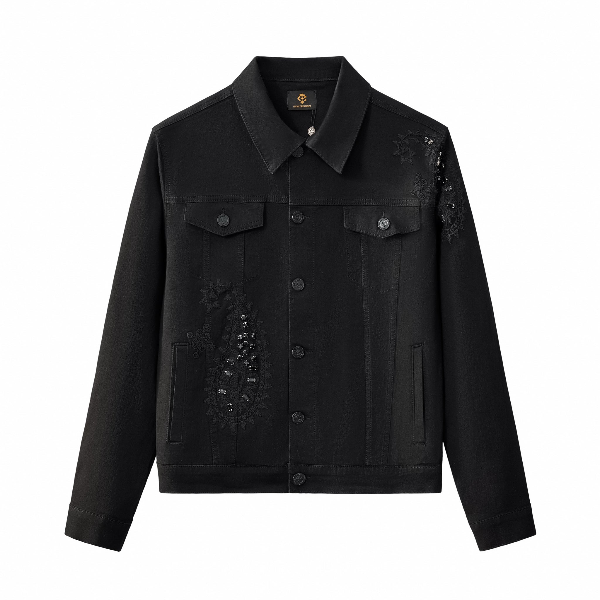 Eminence Paisley Denim Jkt – Century Penthouse BLACK