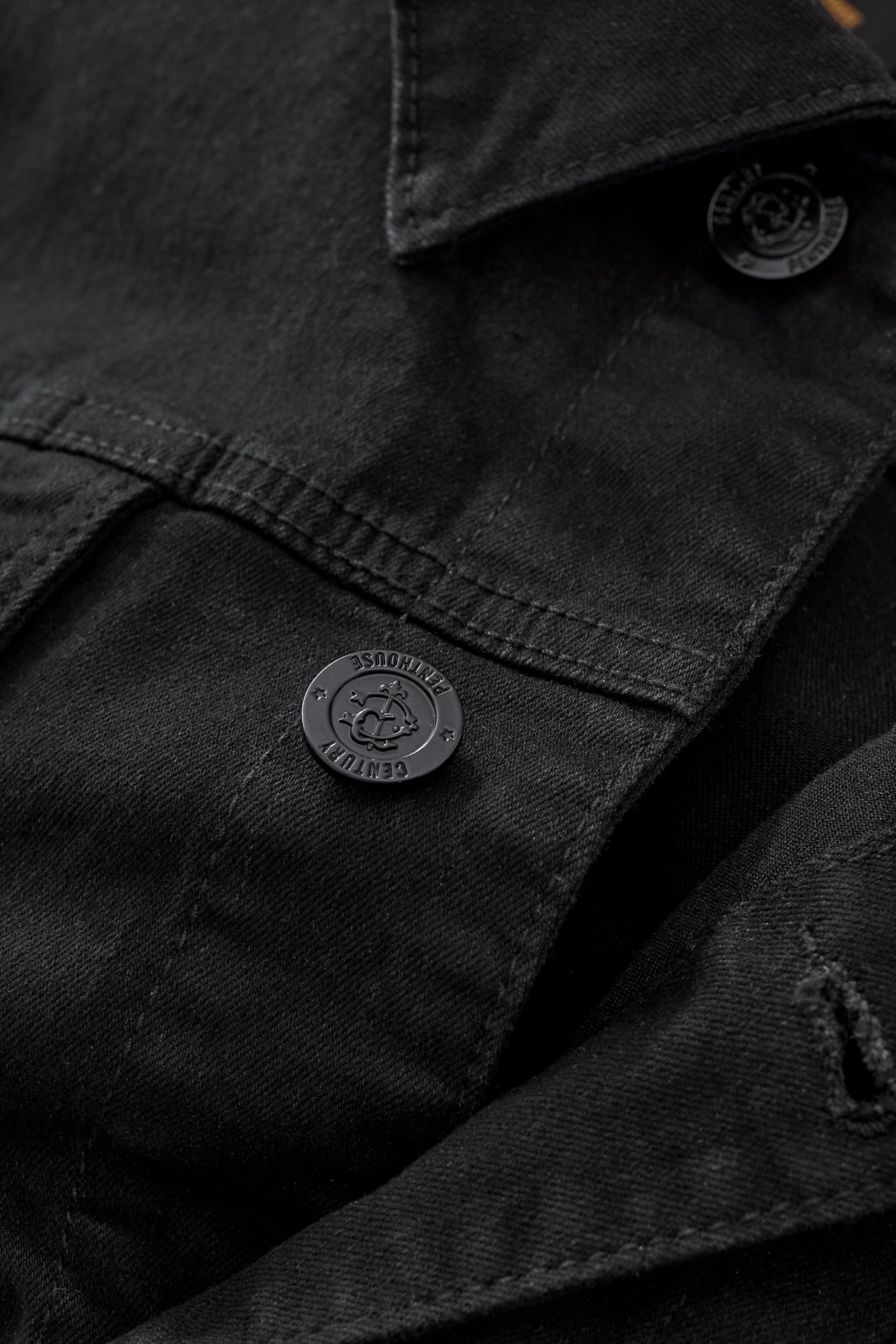 Eminence Paisley Denim Jkt – Century Penthouse BLACK