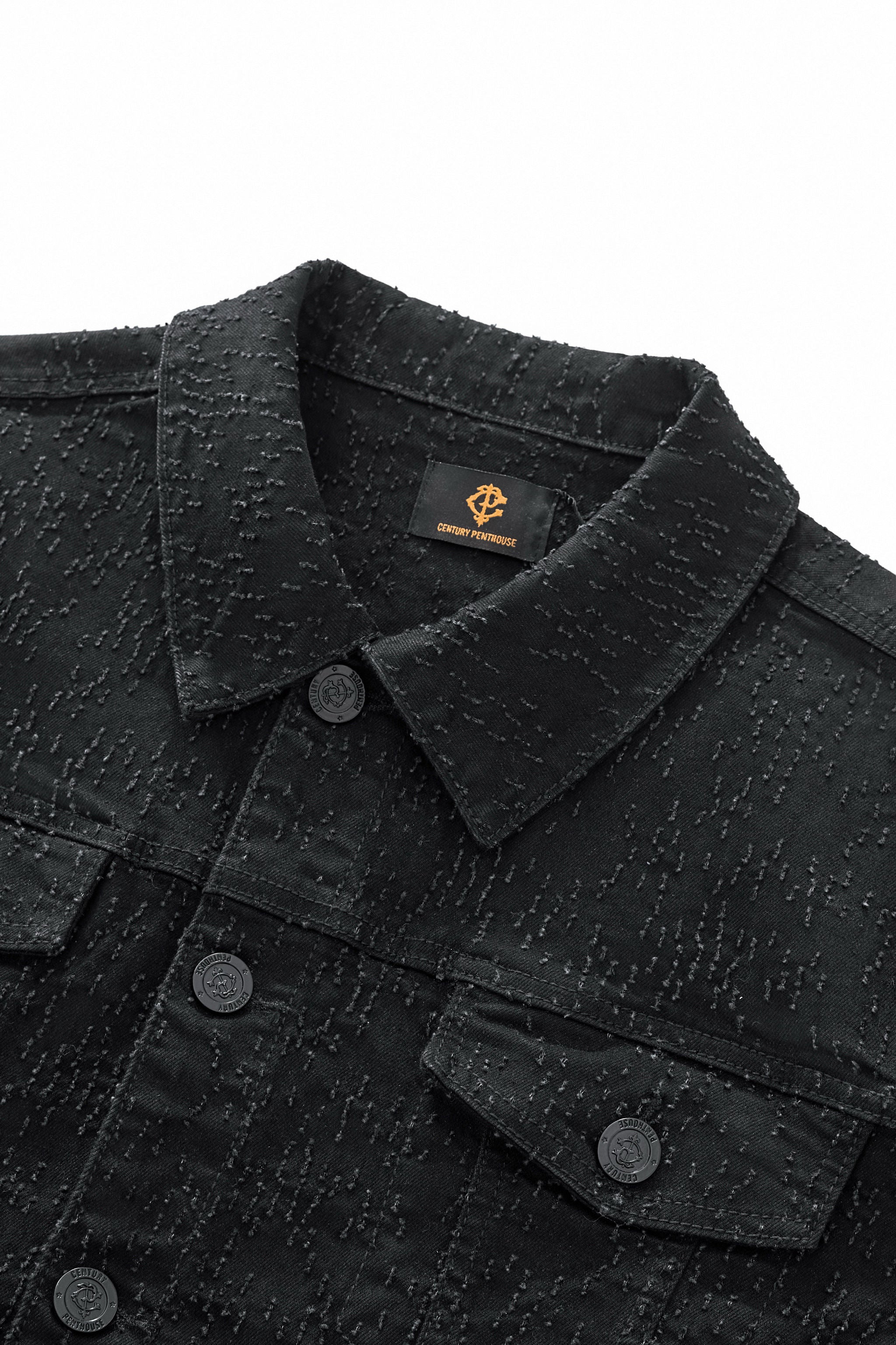 Sanctum Cross Denim Jkt – Century Penthouse BLACK/BLACK