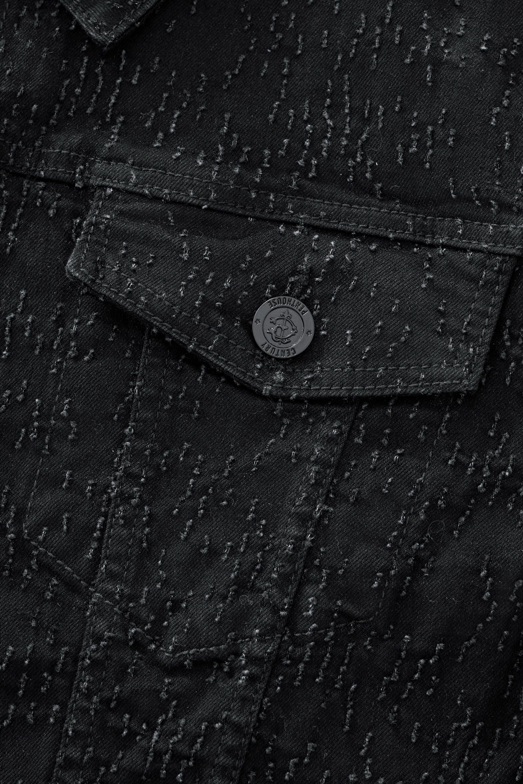 Sanctum Cross Denim Jkt – Century Penthouse BLACK/BLACK