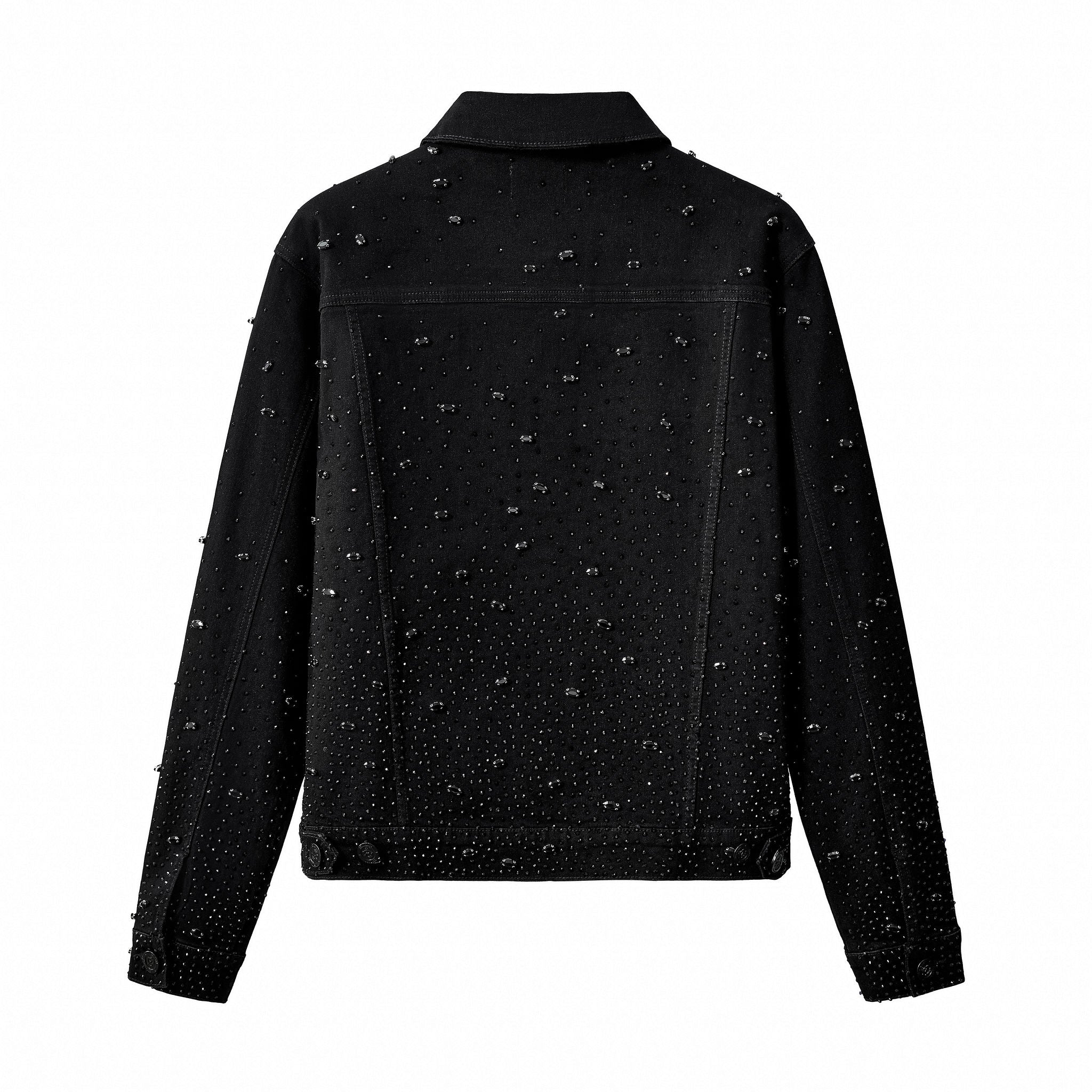 Celestial Stud Denim Jkt – Century Penthouse BLACK
