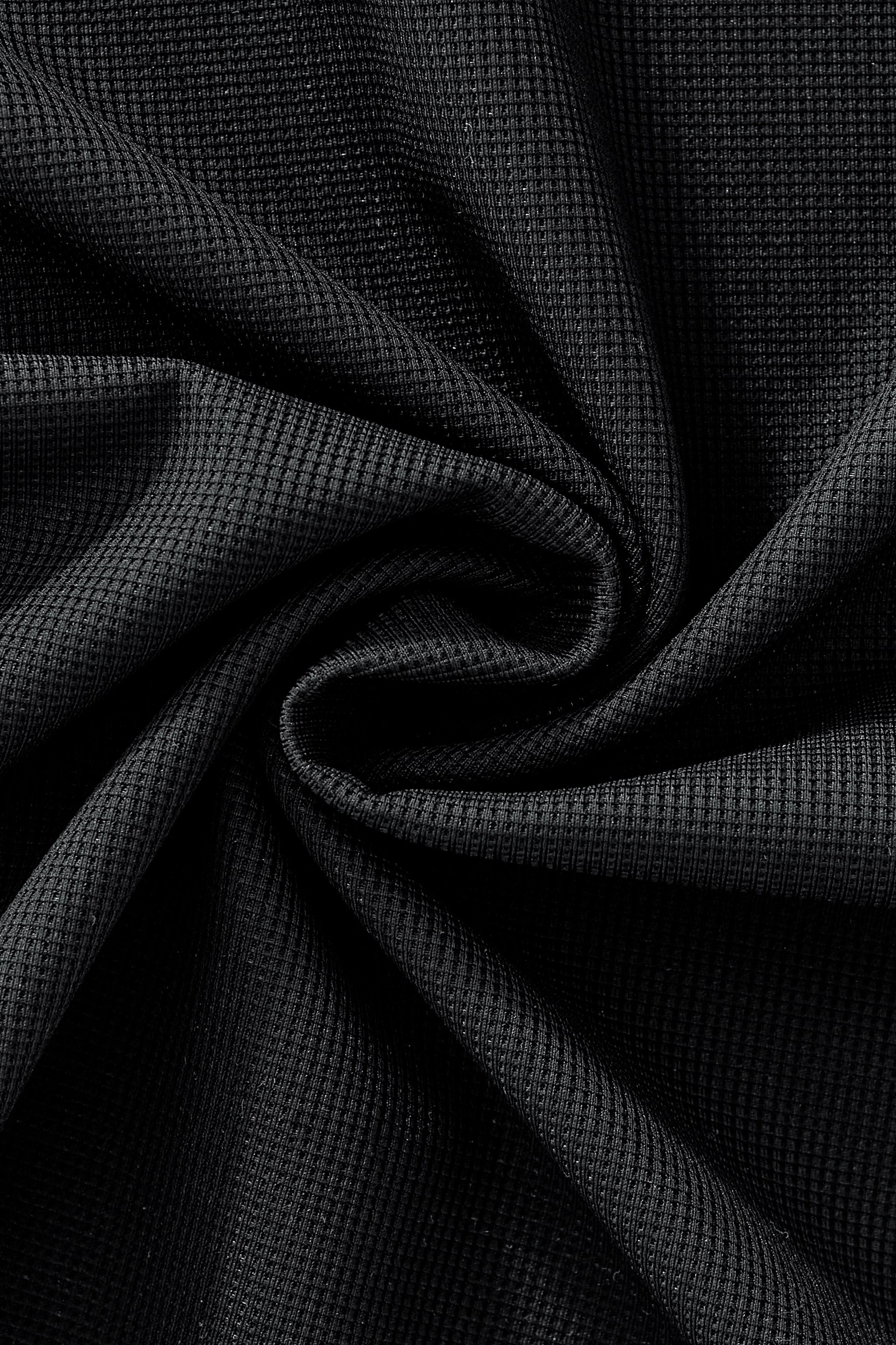 Stride Contrast Collar Polo BLACK
