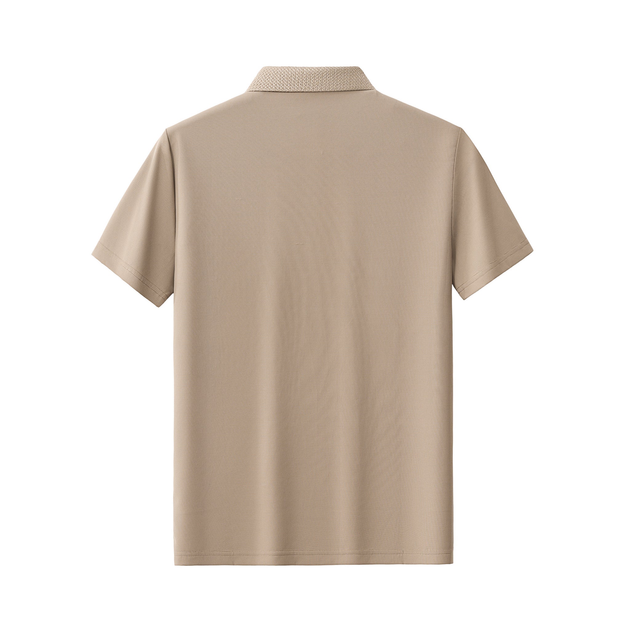 Stride Contrast Collar Polo KHAKI