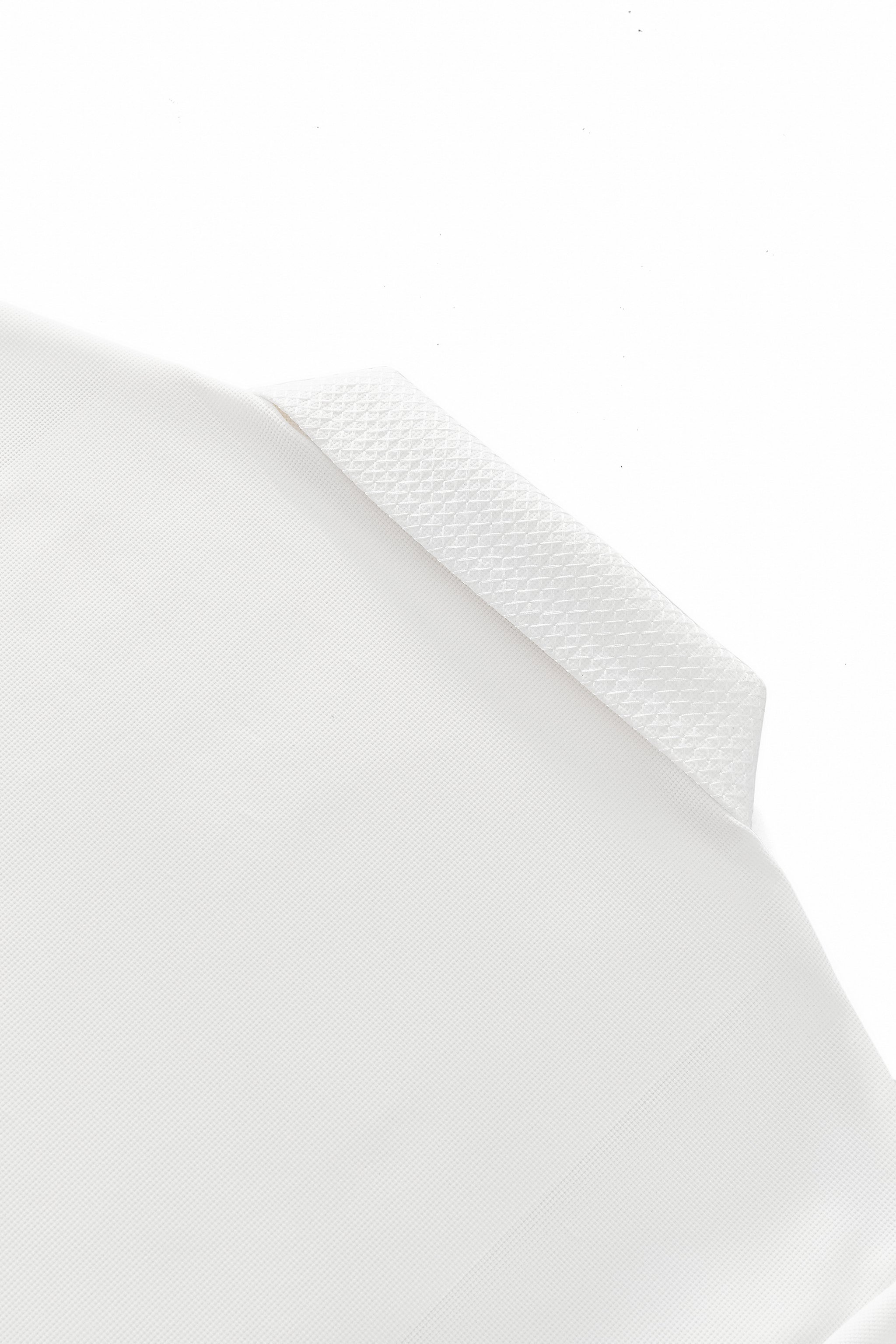 Stride Contrast Collar Polo WHITE