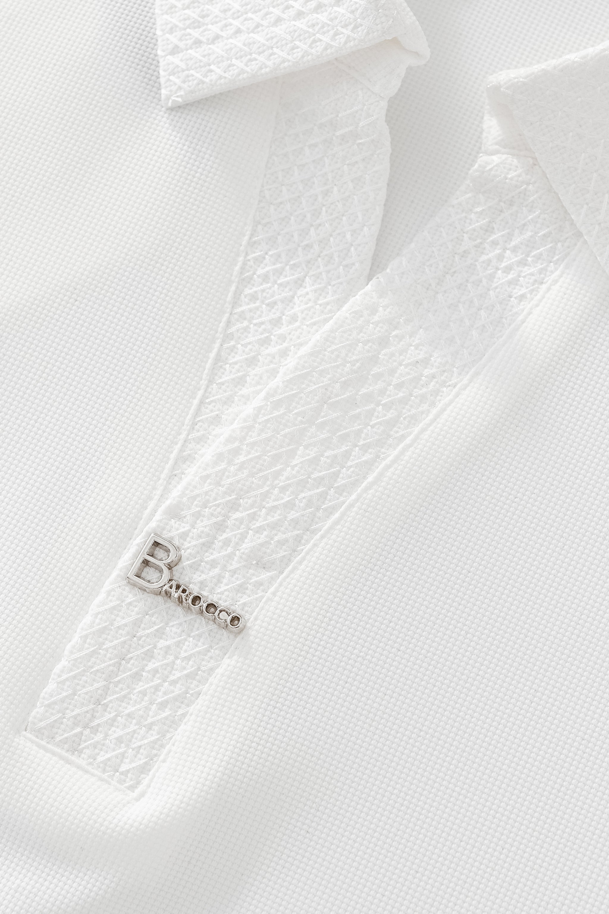 Stride Contrast Collar Polo WHITE