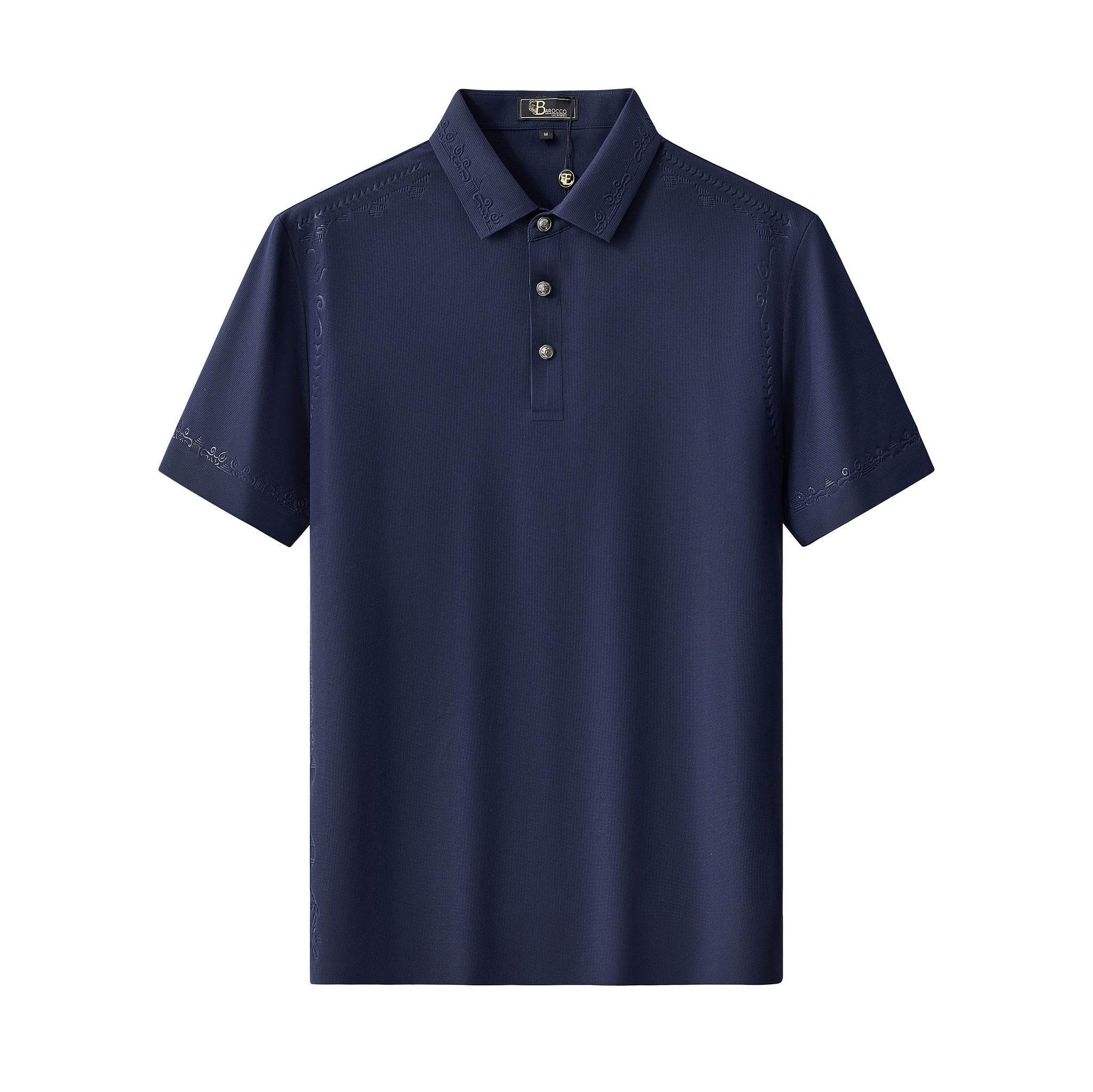 Ornate Trim Polo NAVY