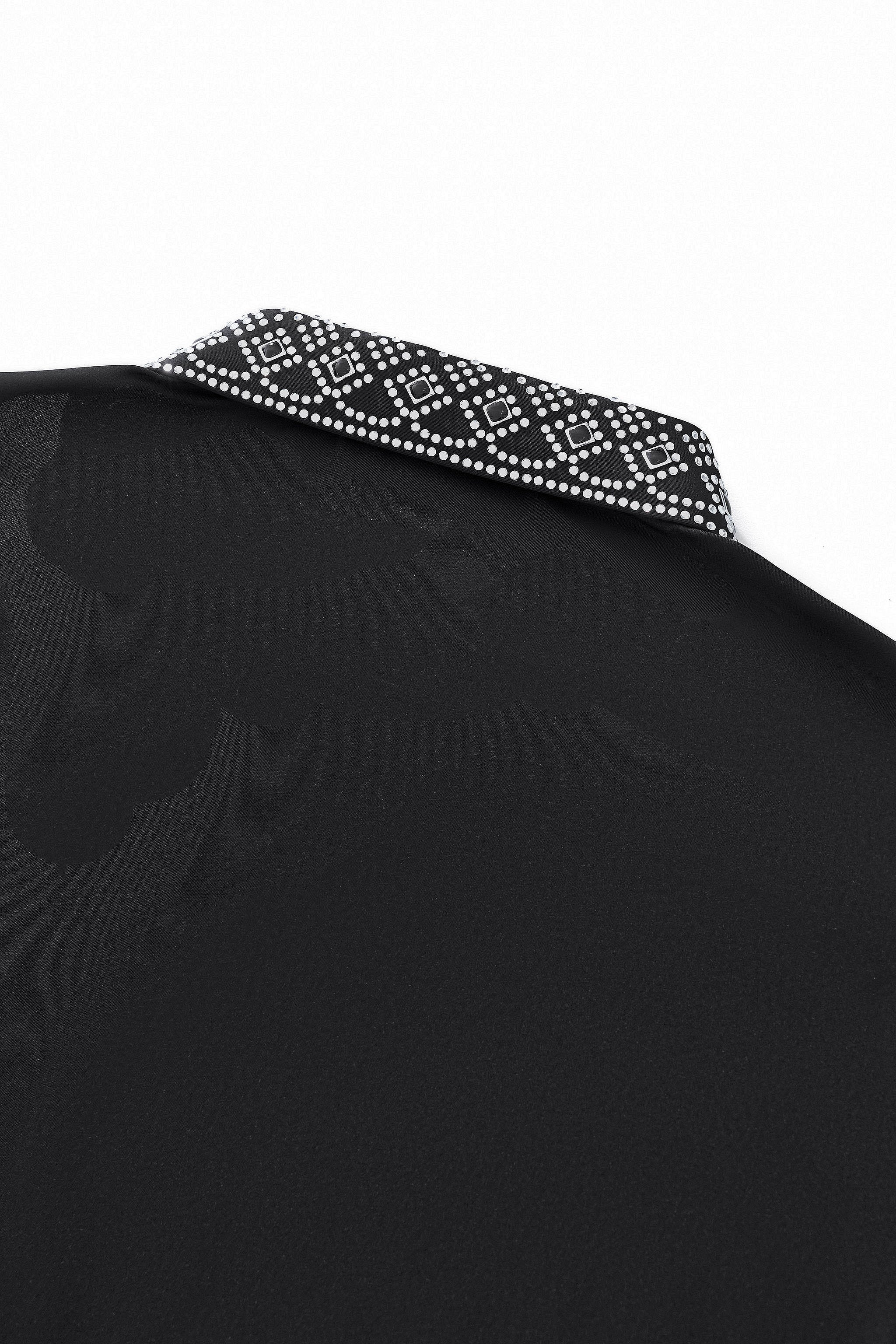 Lustre Trim Polo BLACK/SILVER