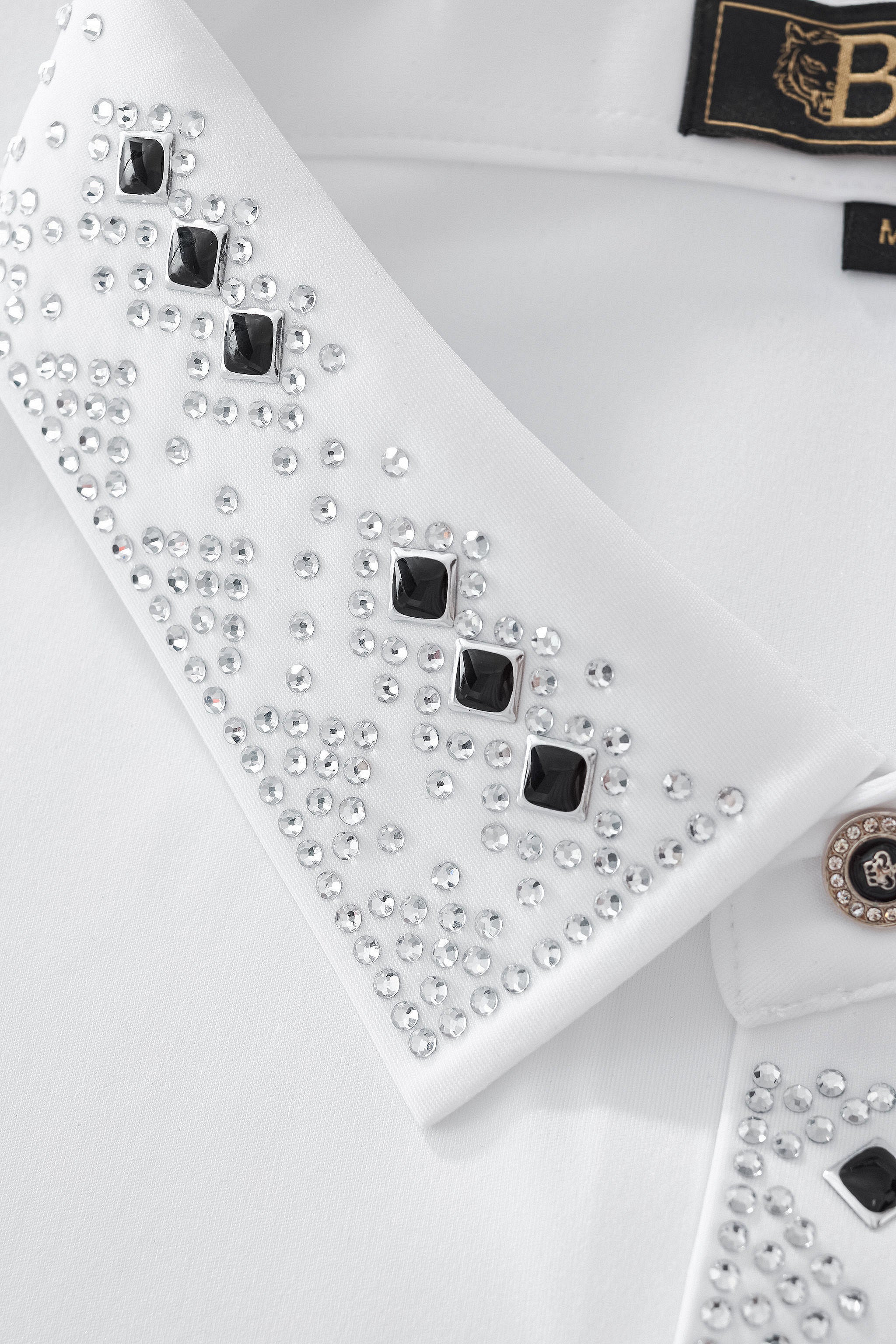 Lustre Matrix Polo WHITE/SILVER