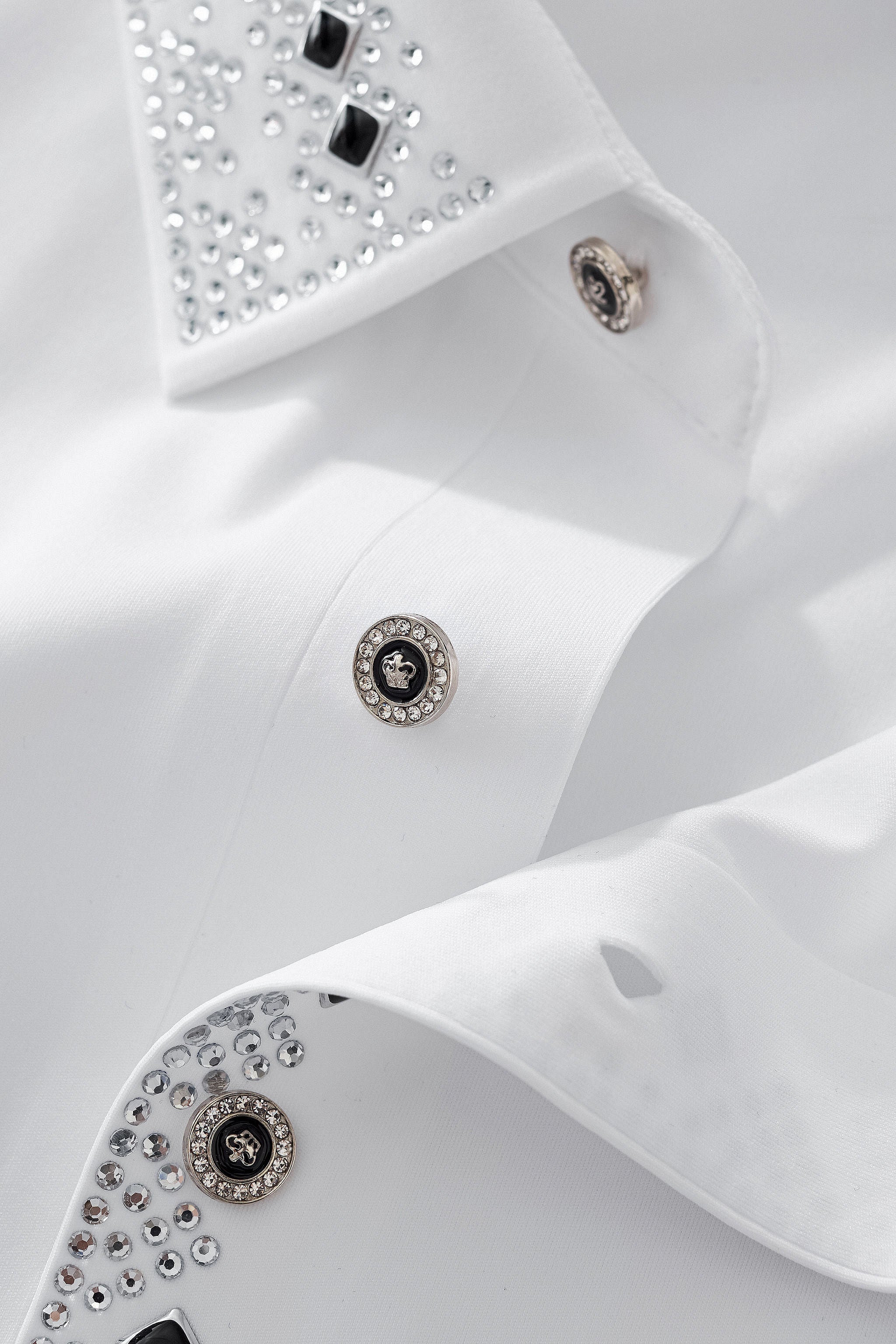 Lustre Matrix Polo WHITE/SILVER