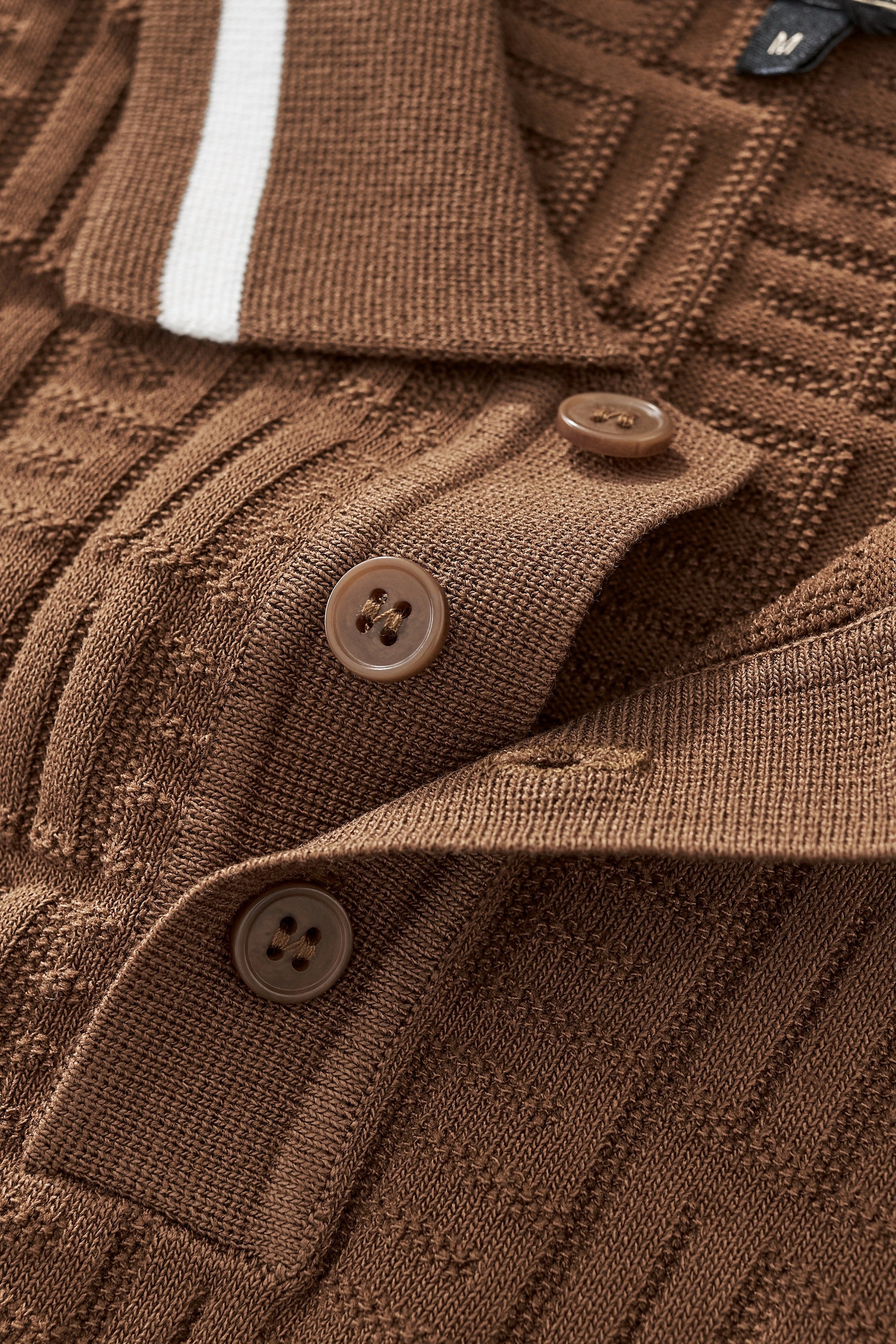 Textura Polo COFFEE
