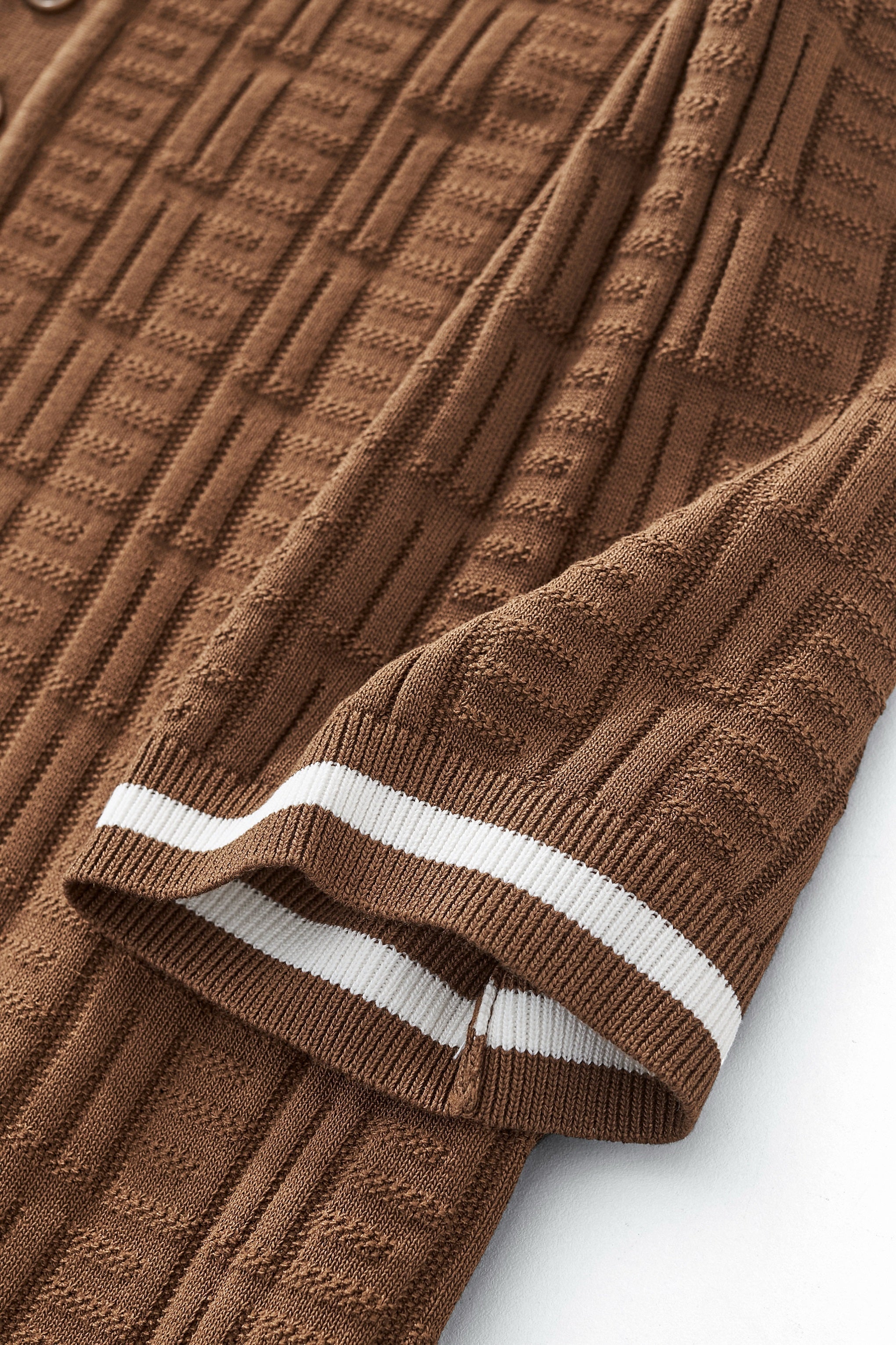 Textura Polo COFFEE