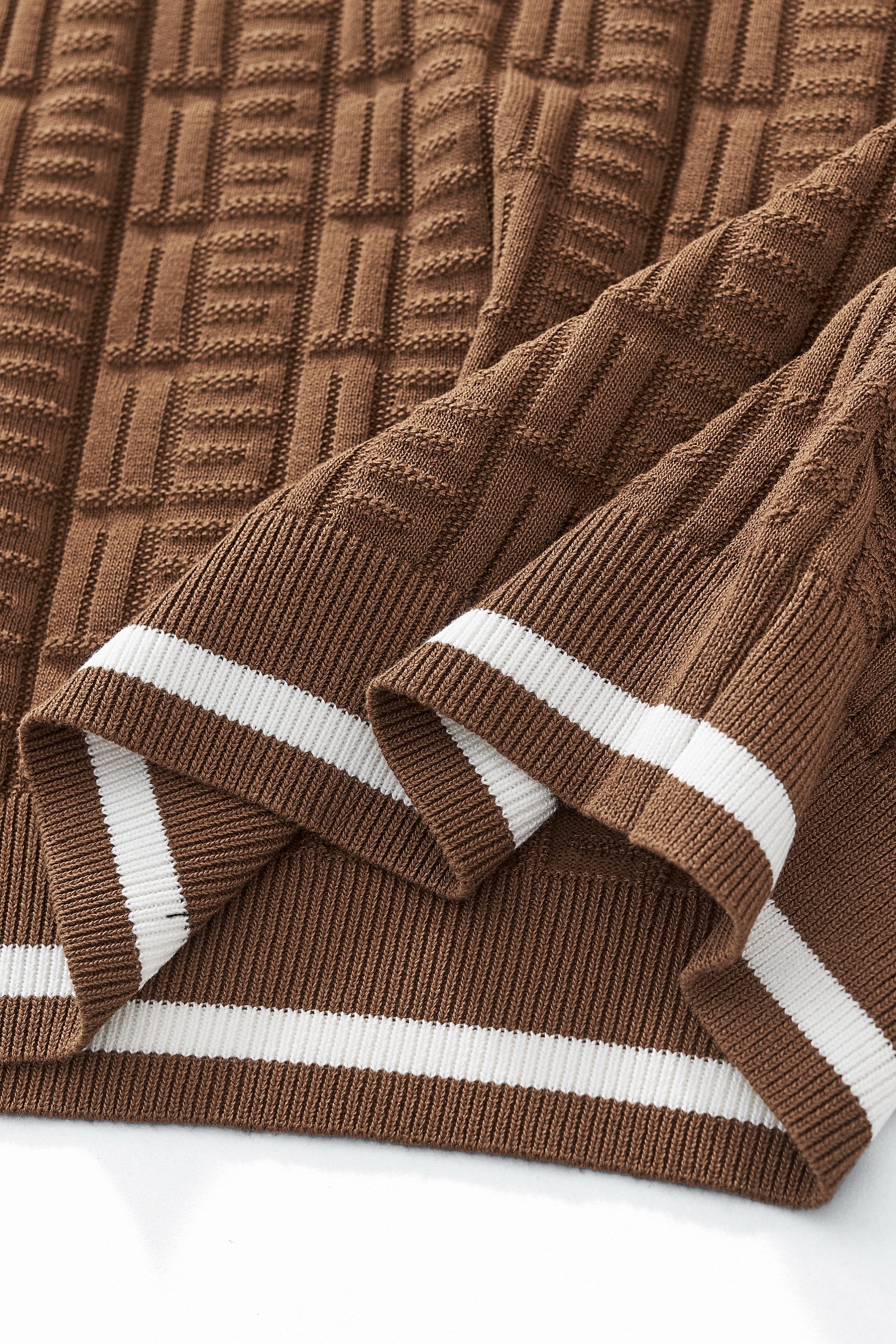 Textura Polo COFFEE