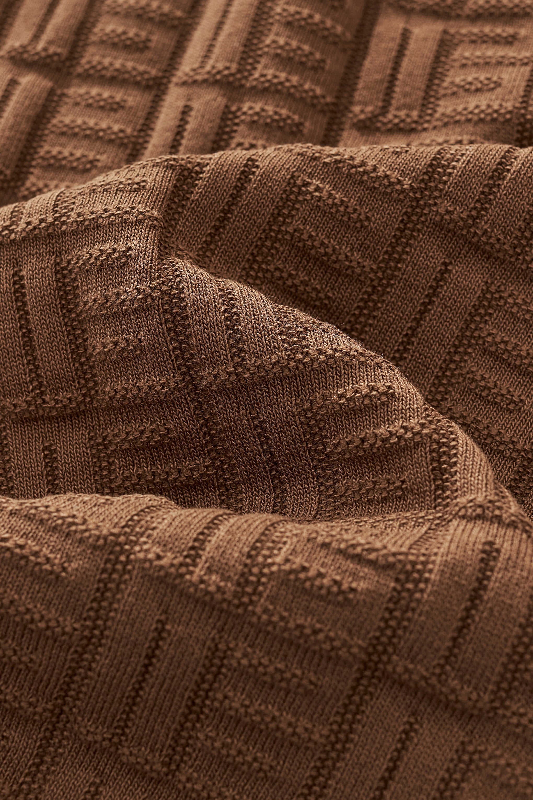 Textura Polo COFFEE