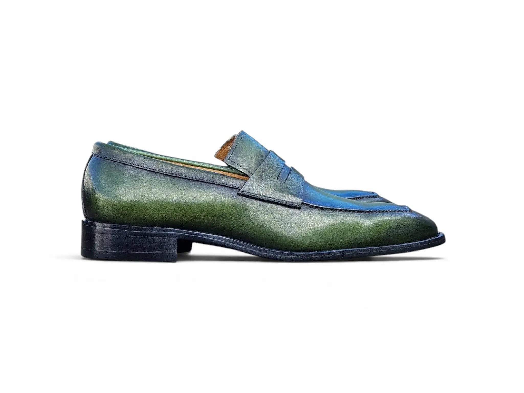 Patina Finished Penny Loafer