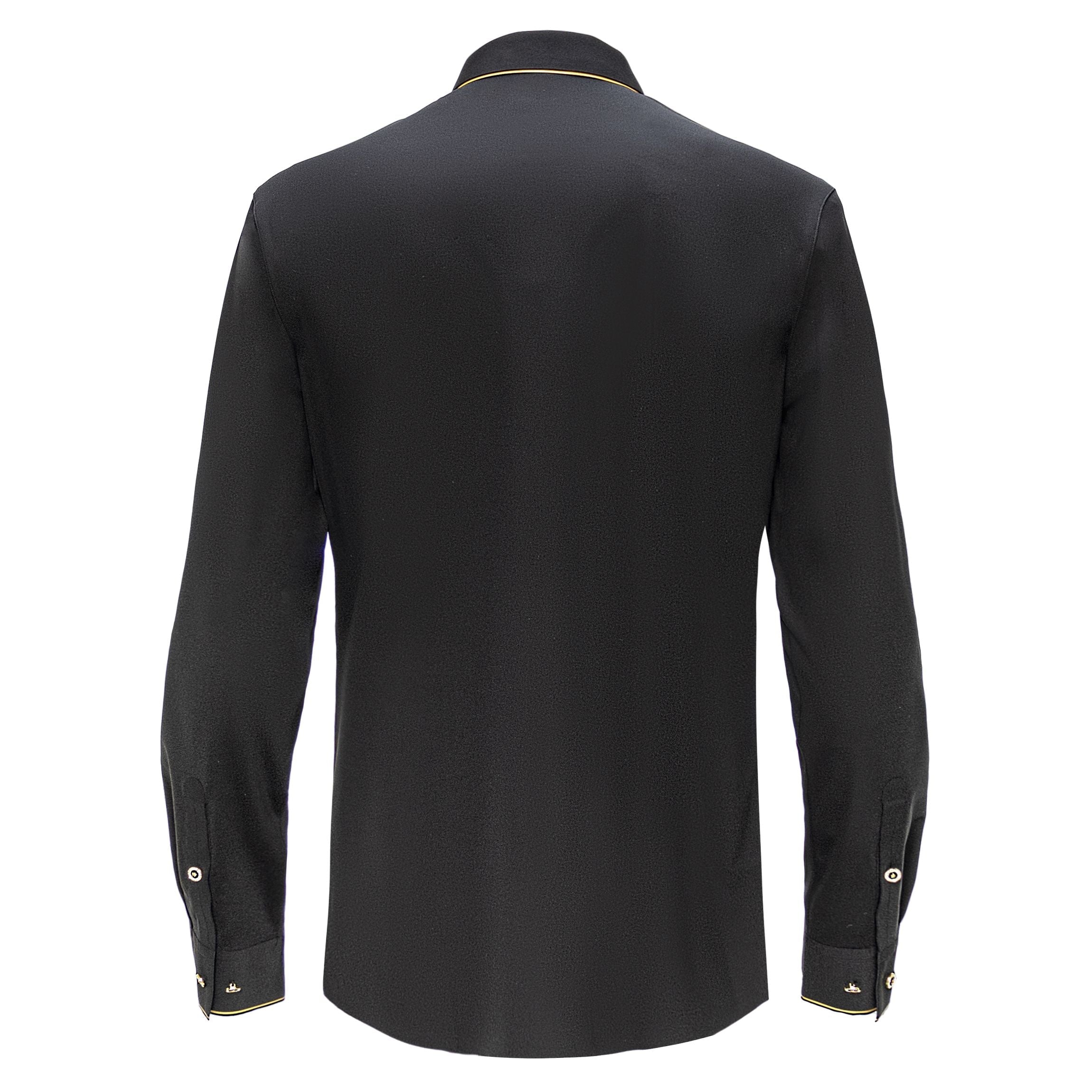 Imperial Essence Button-Up Shirt BLACK/GOLD