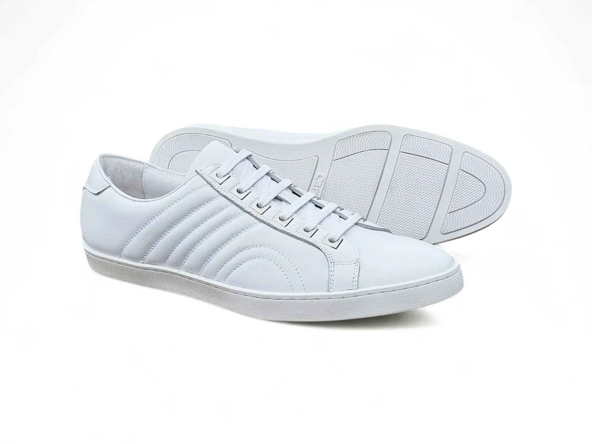 Primo Hand Burnished Leather Sneakers