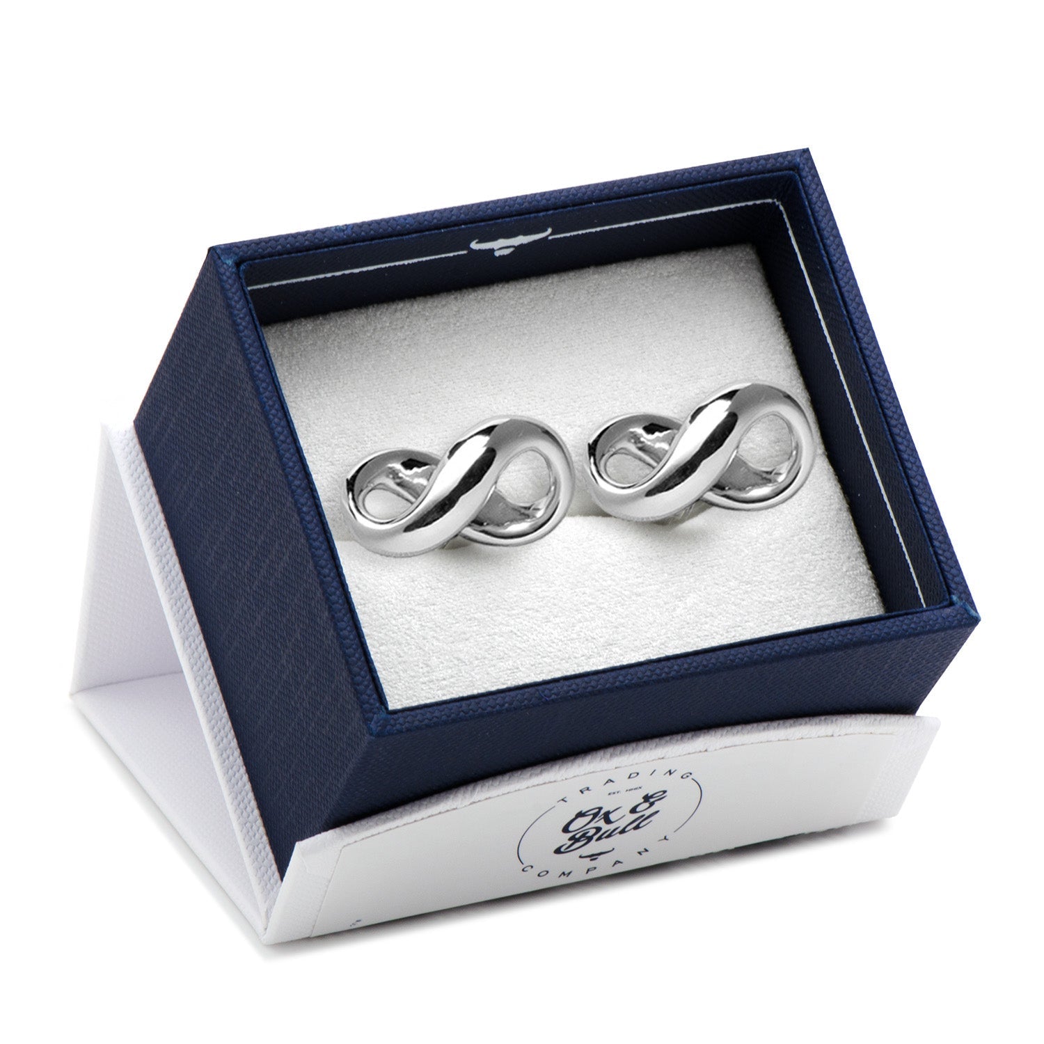 Sterling Silver Infinity Symbol Cufflinks