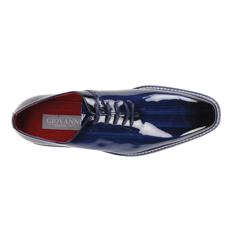 Giovanni Ruben Shoes Cobalt Patent