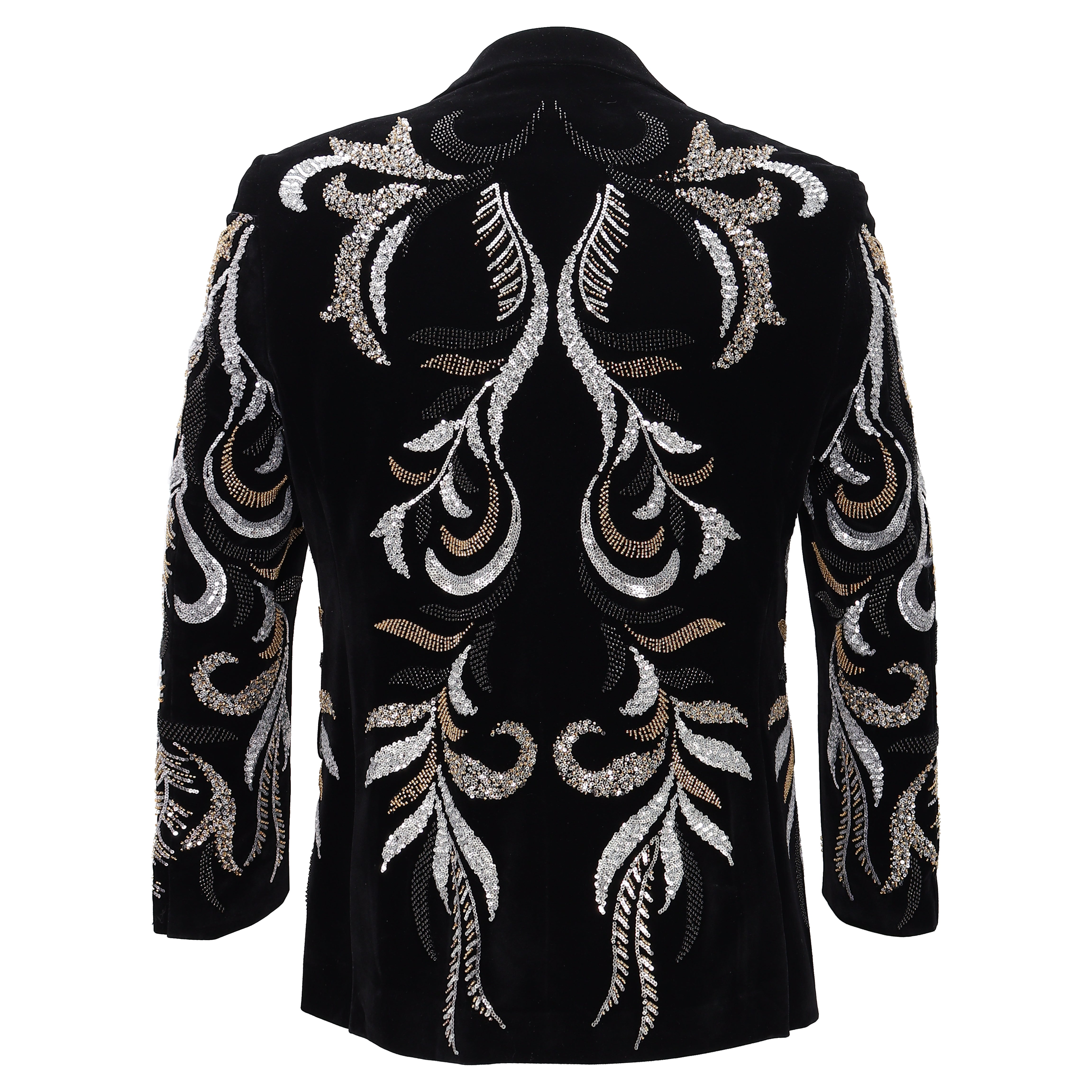 Crystal Gold Blazer BLACK/GOLD