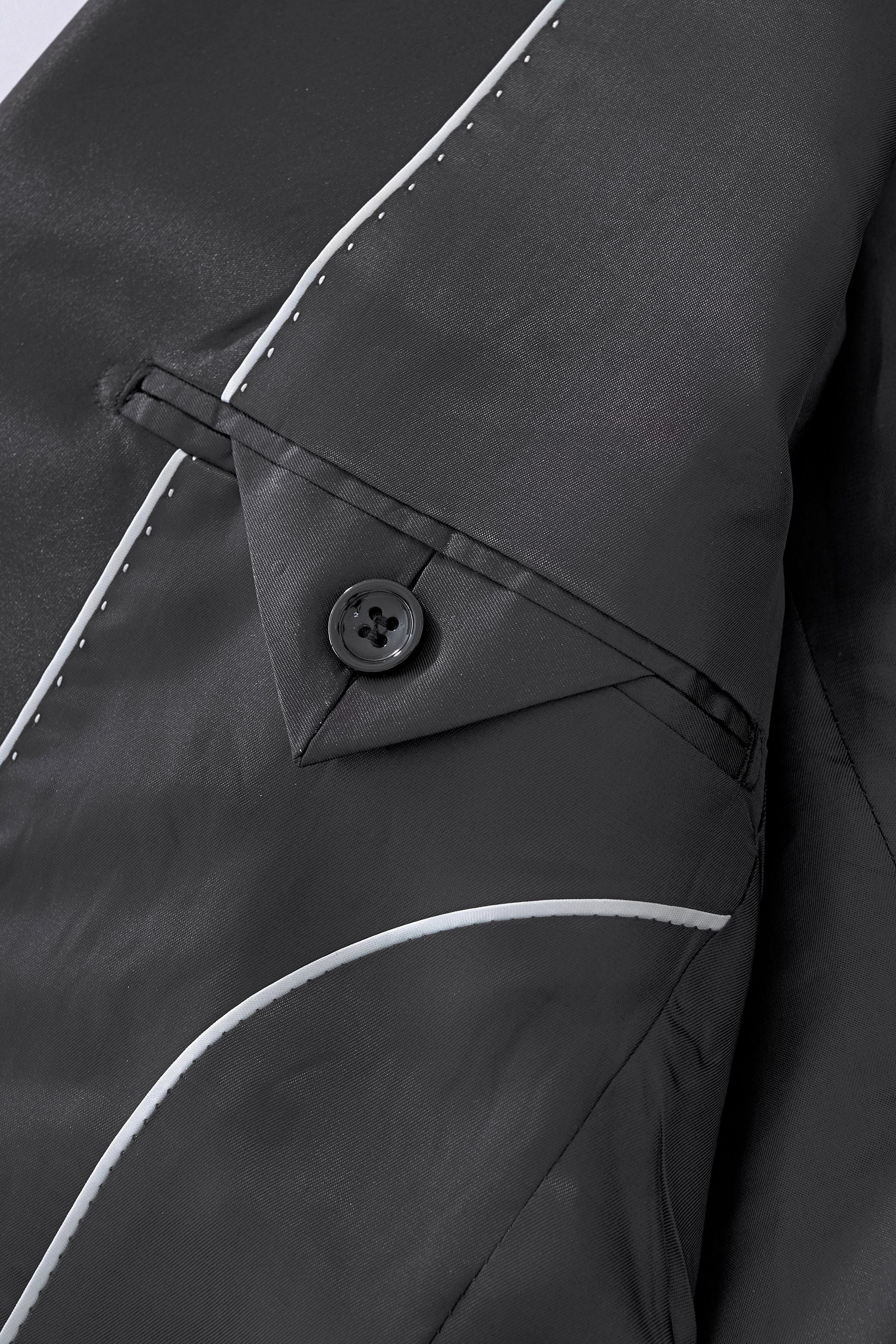 Valent Noir Velvet Blazer BLACK