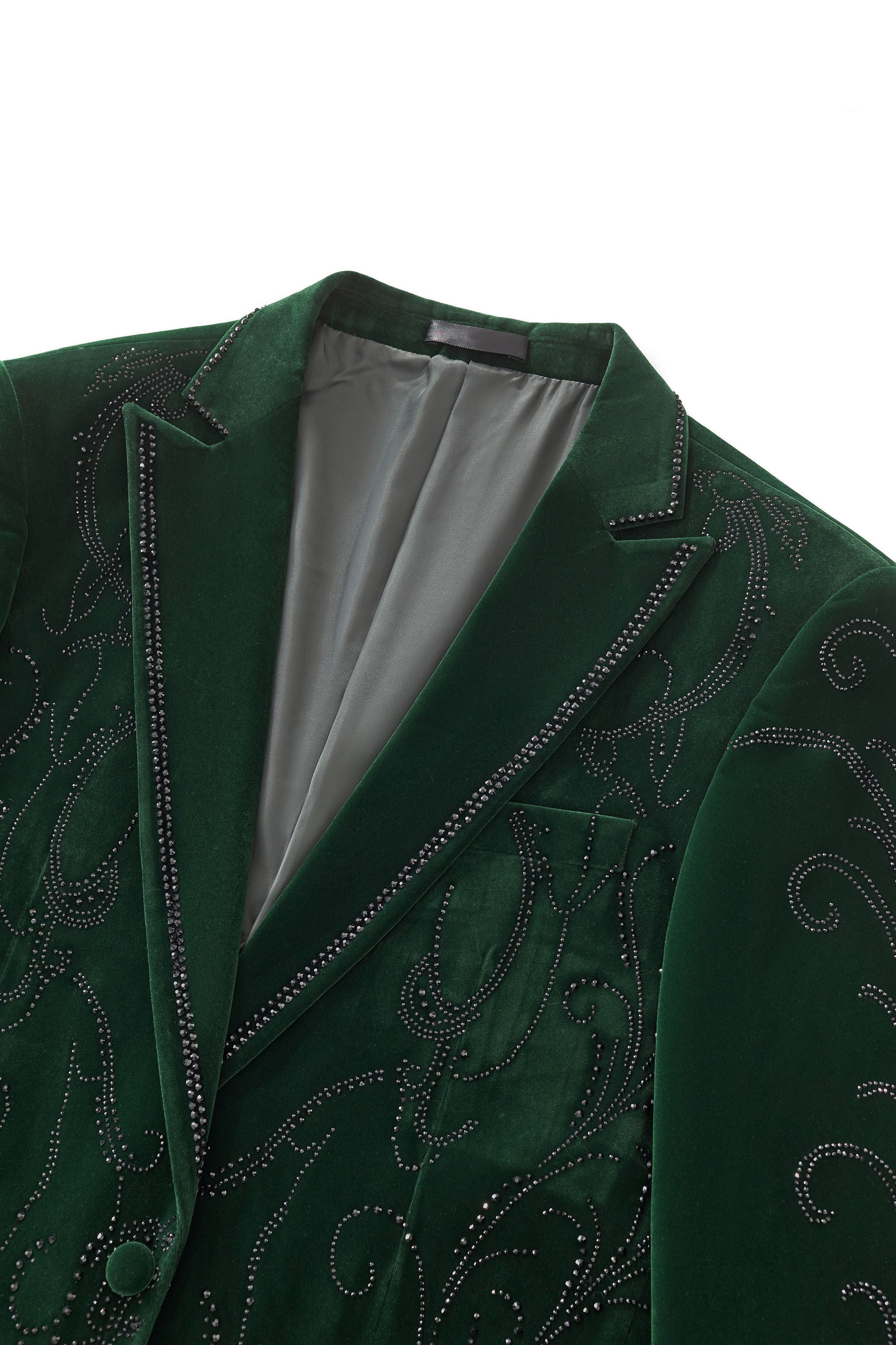 Valent Velvet Blazer GREEN
