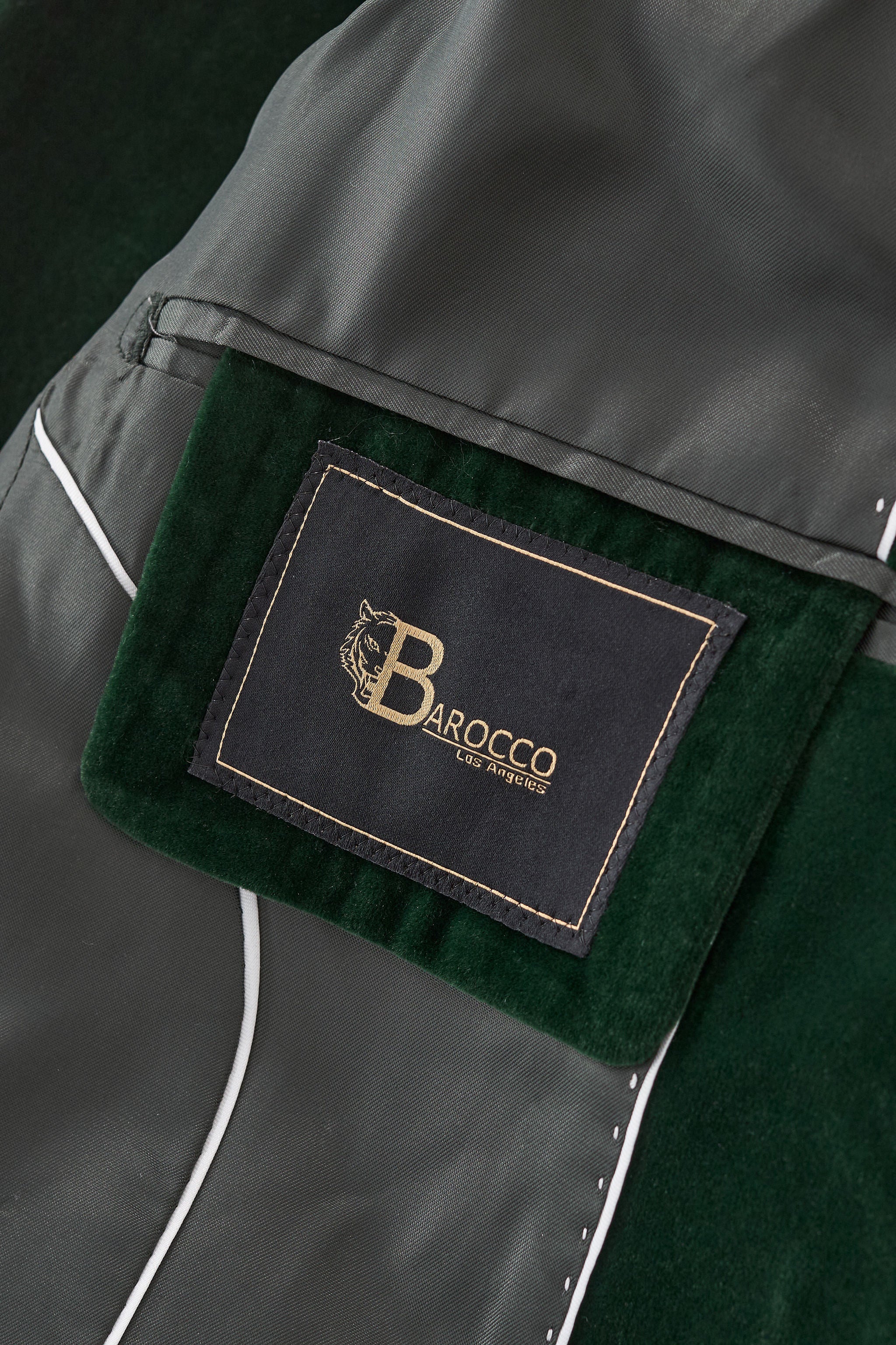 Valent Velvet Blazer GREEN